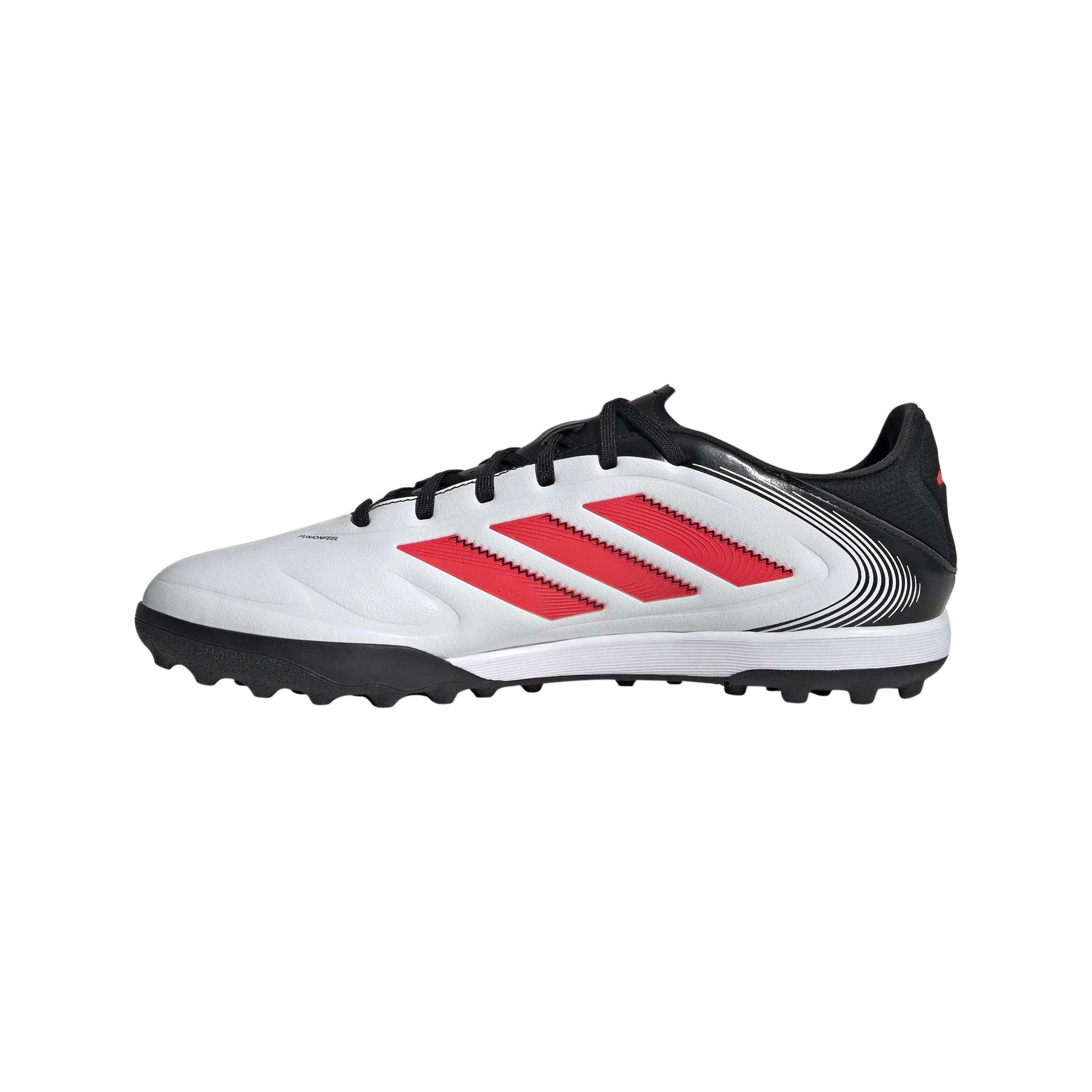 Adidas Copa Pure 3 League TF Turf Football Shoes (Cloud White/Lucid Red/Core Black) Trusted Foot Comfort