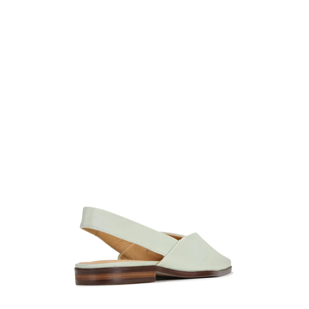 men's styles beach shoes Vine Flat leather Sling Back