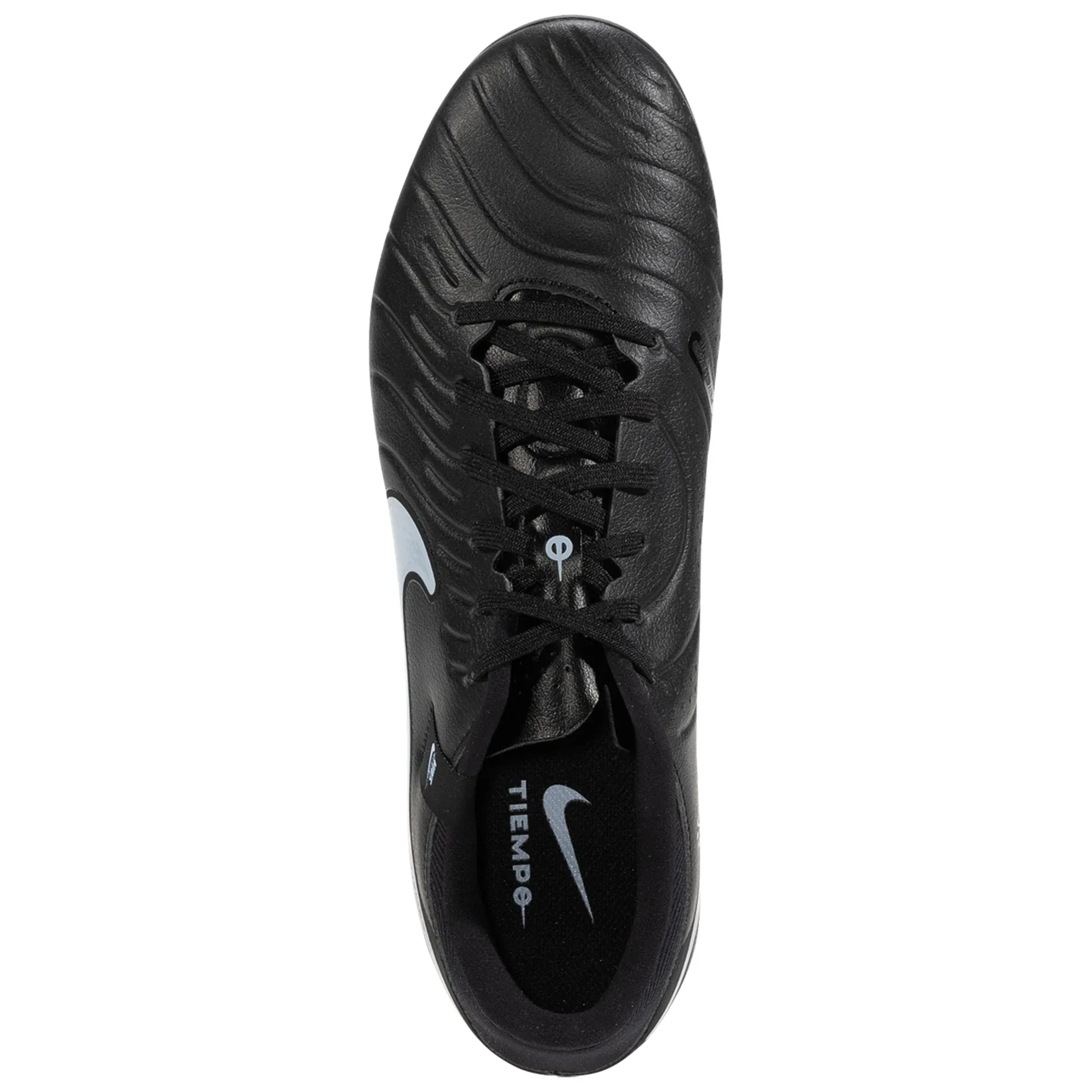 Nike Tiempo Legend 10 Academy Firm Ground/Multiground Soccer Cleats (Black/Black) Defensive Focus