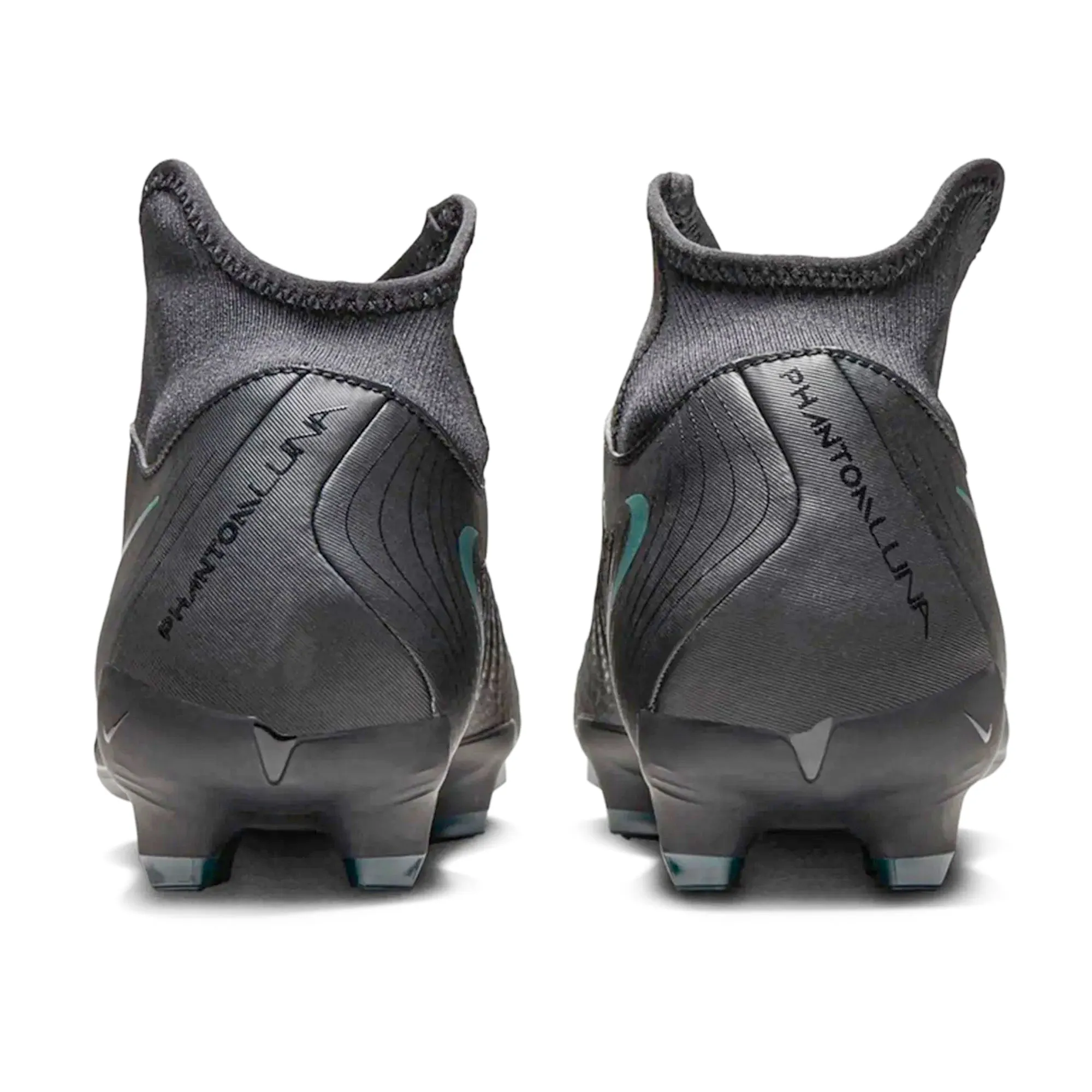 Sprint Burst Nike Phantom Luna II Academy FG/MG Soccer Cleats (Black/Black-Deep Jungle)
