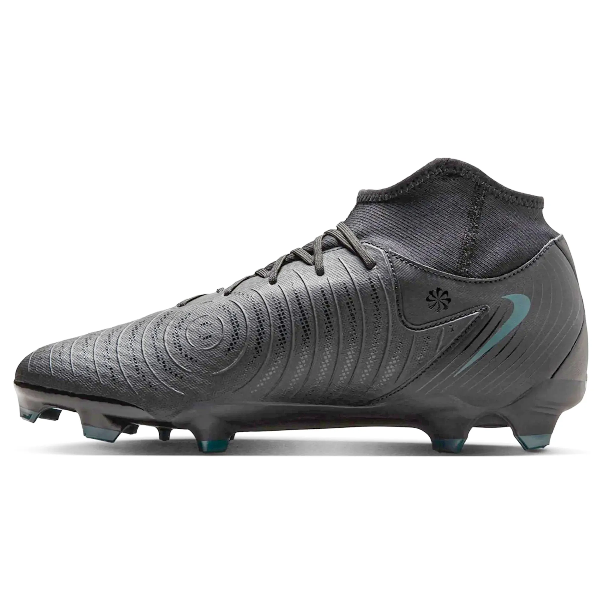 dry surface Quick Cut Nike Phantom Luna II Academy FG/MG Soccer Cleats (Black/Black-Deep Jungle)