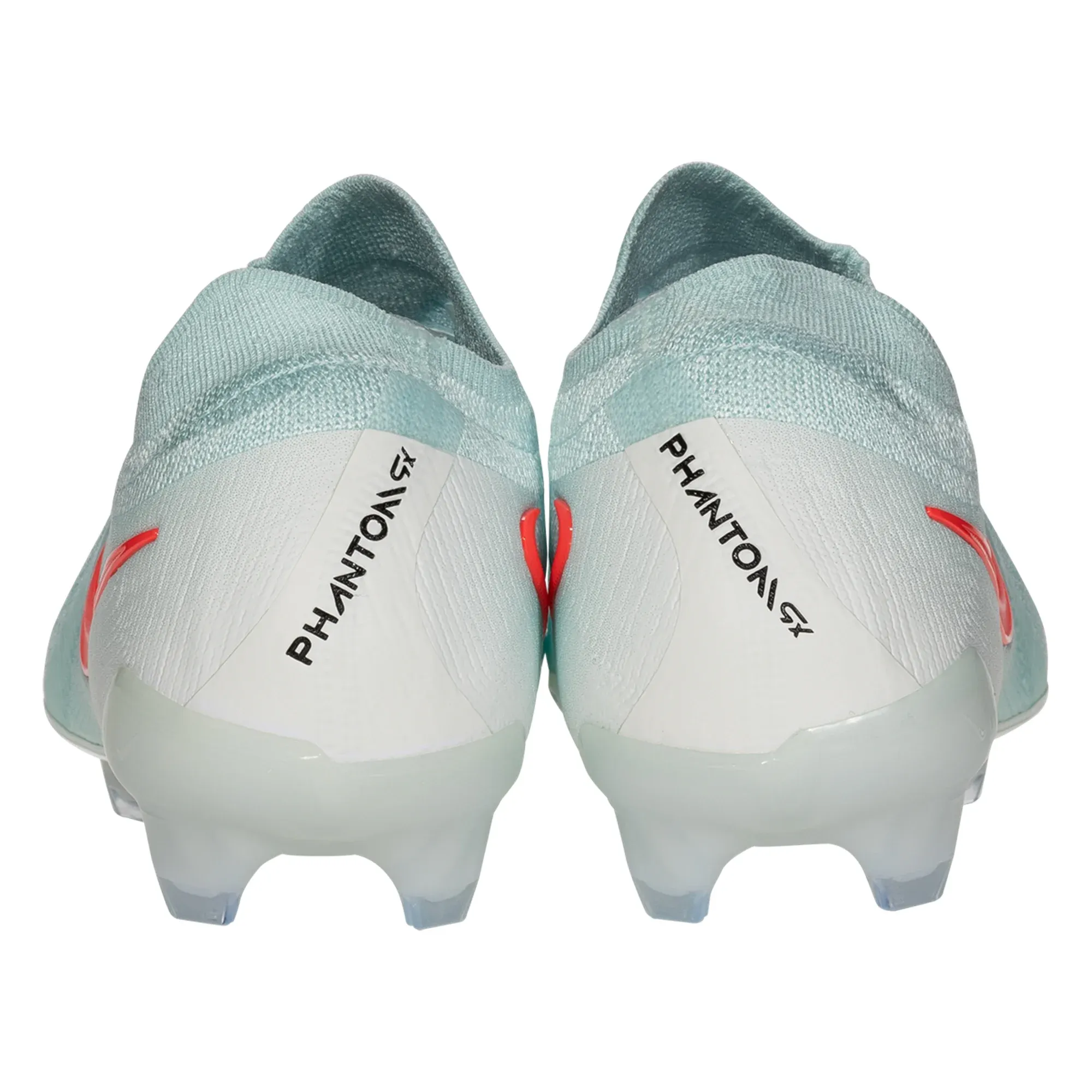 Soft Upper Nike Phantom GX II Elite FG Soccer Cleats (Mint/Atomic Red-Off Noir)