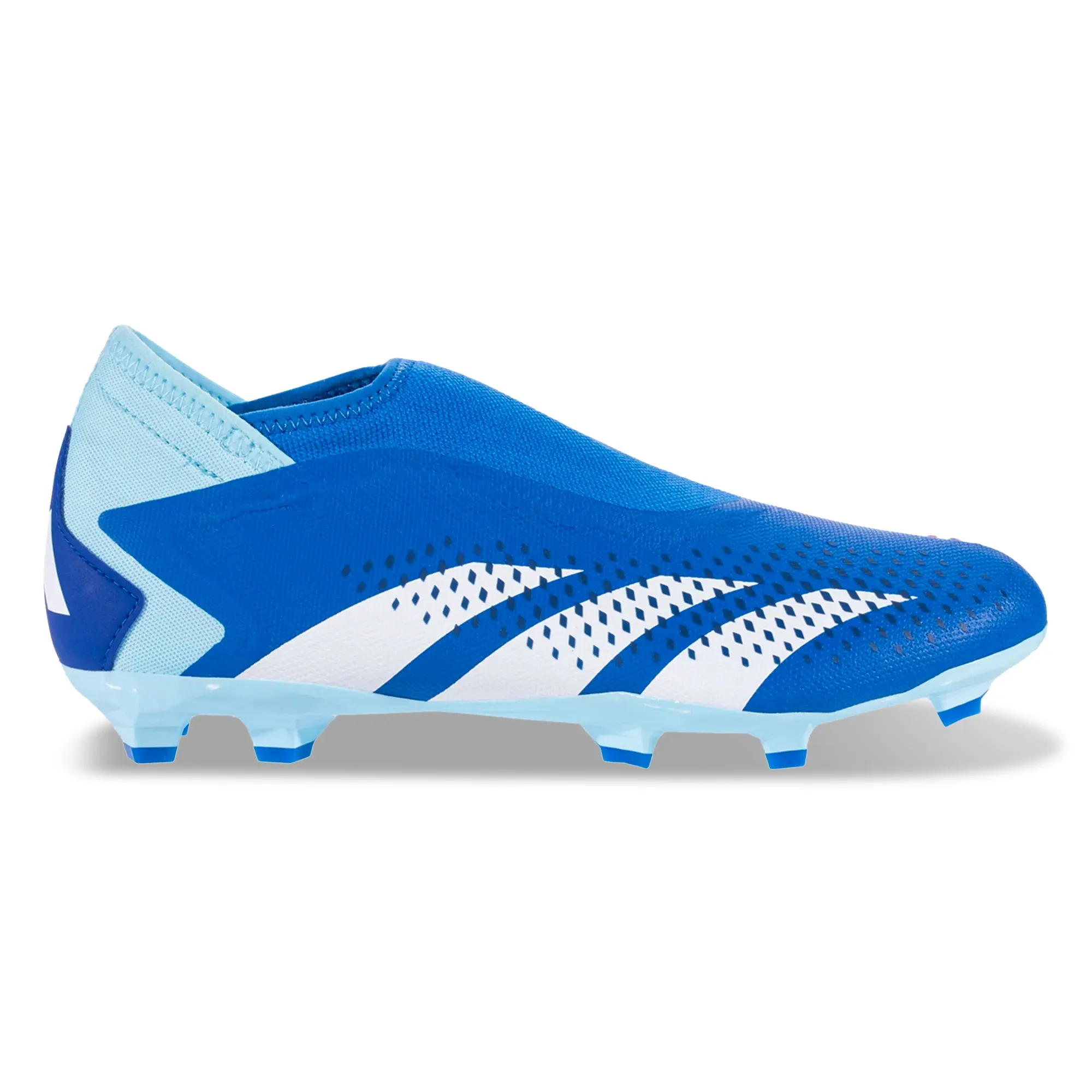 Traction Ready Sharp Footwork adidas Predator Accuracy.3 LL Firm Ground Soccer Cleats (Bright Royal/Solar Red)