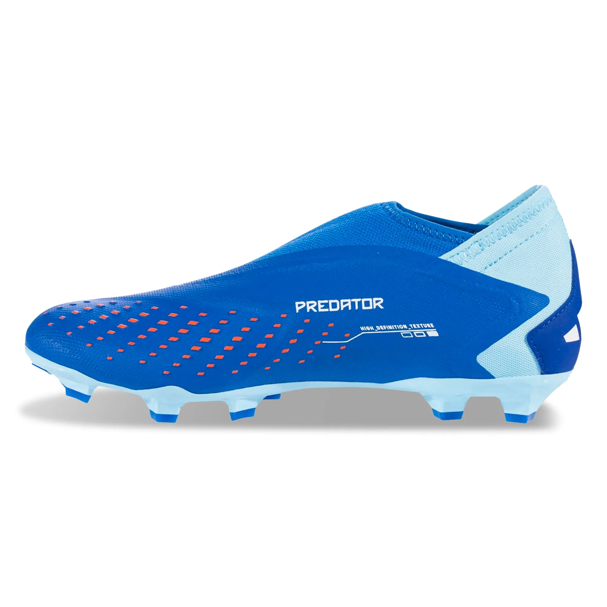 adidas Predator Accuracy.3 LL Firm Ground Soccer Cleats (Bright Royal/Solar Red) Course Movement