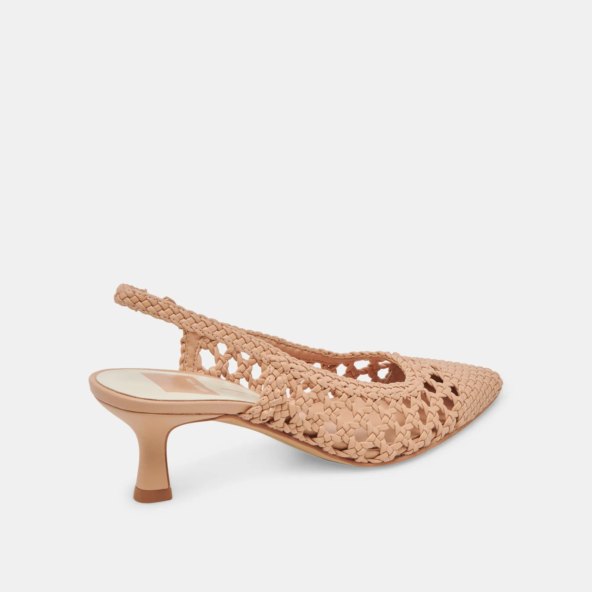 Padded collar Bohemian Style Heels OLYMPA HEELS CAFE WOVEN STELLA