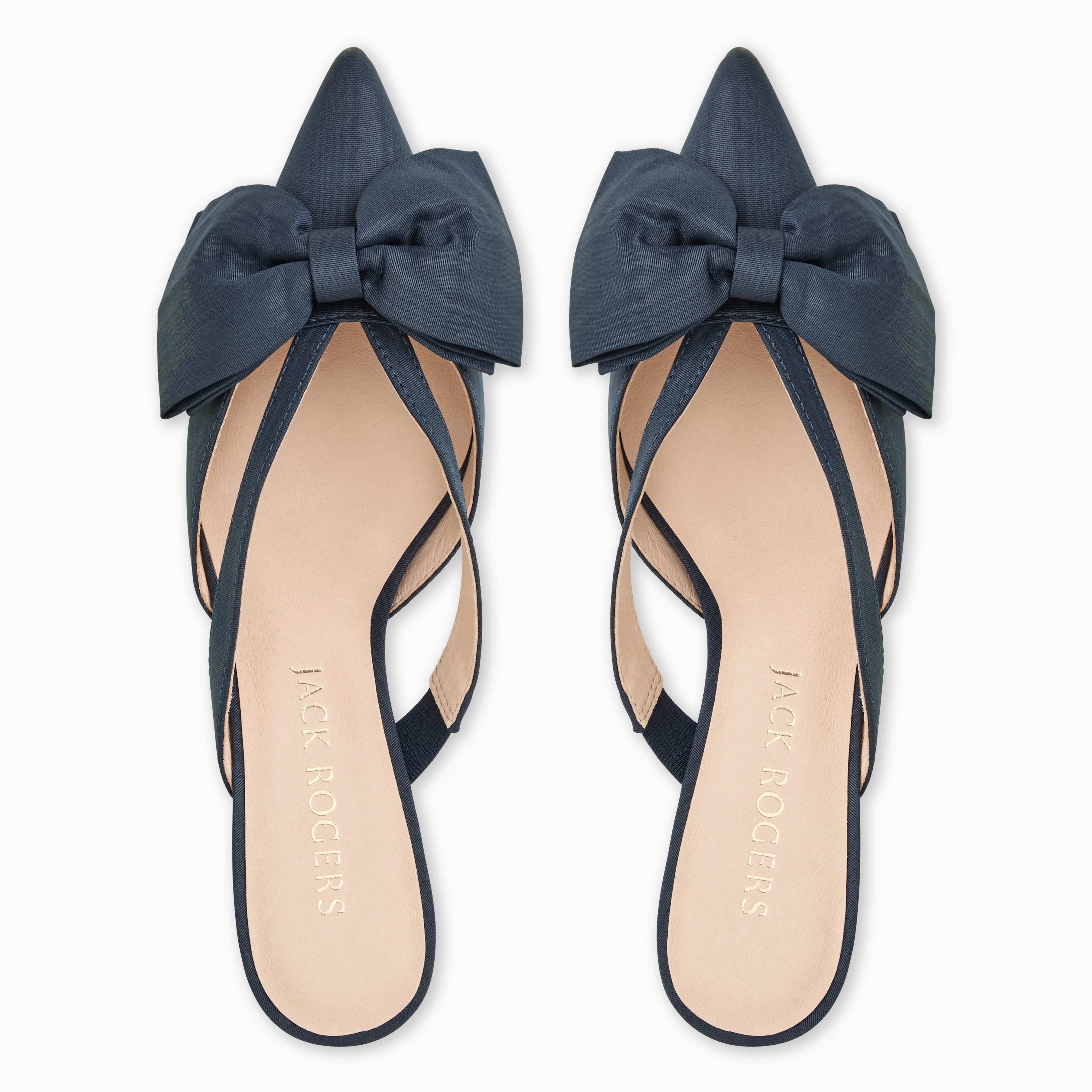 Leg Slim Free Soul Cynthia Bow Kitten Heel Mule