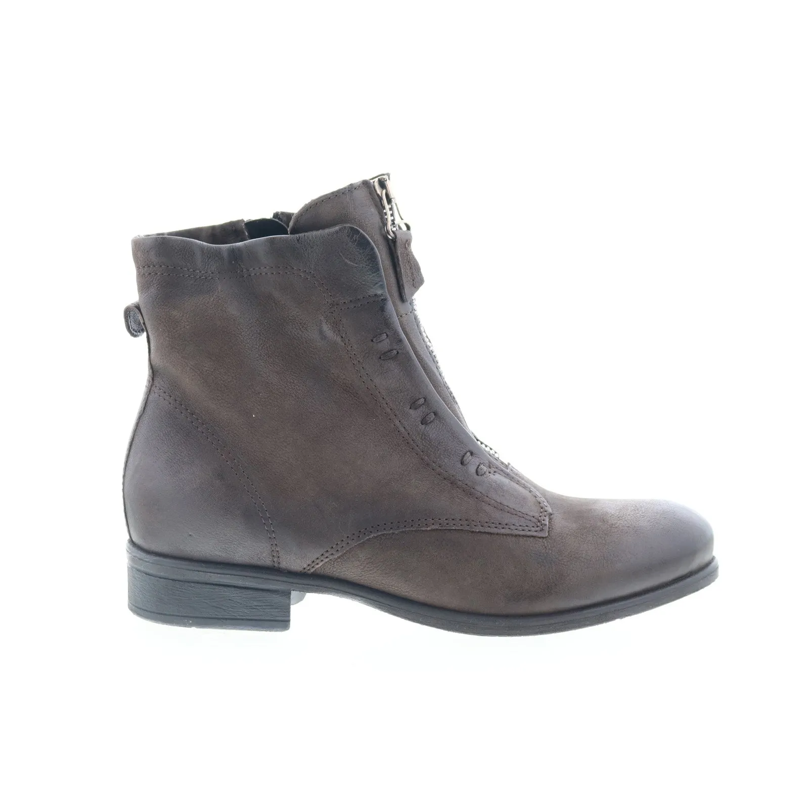 Outdoor Essentials Casual Wear Miz Mooz Story 275254-101-6272 Womens Gray Leather Ankle & Booties Boots