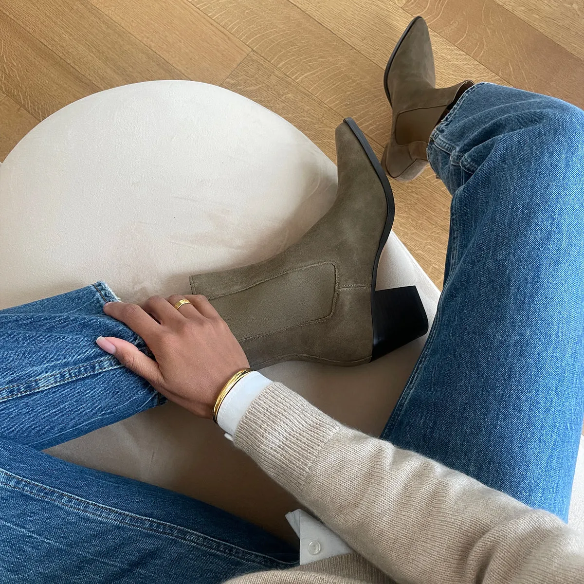 Outdoor Purpose SHADIE H2O BOOTIES ARMY SUEDE