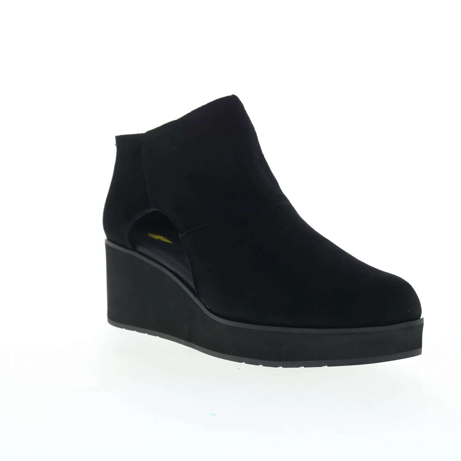 Volatile Bianca PV310 Womens Black Suede Zipper Ankle & Booties Boots Comfortable Stride