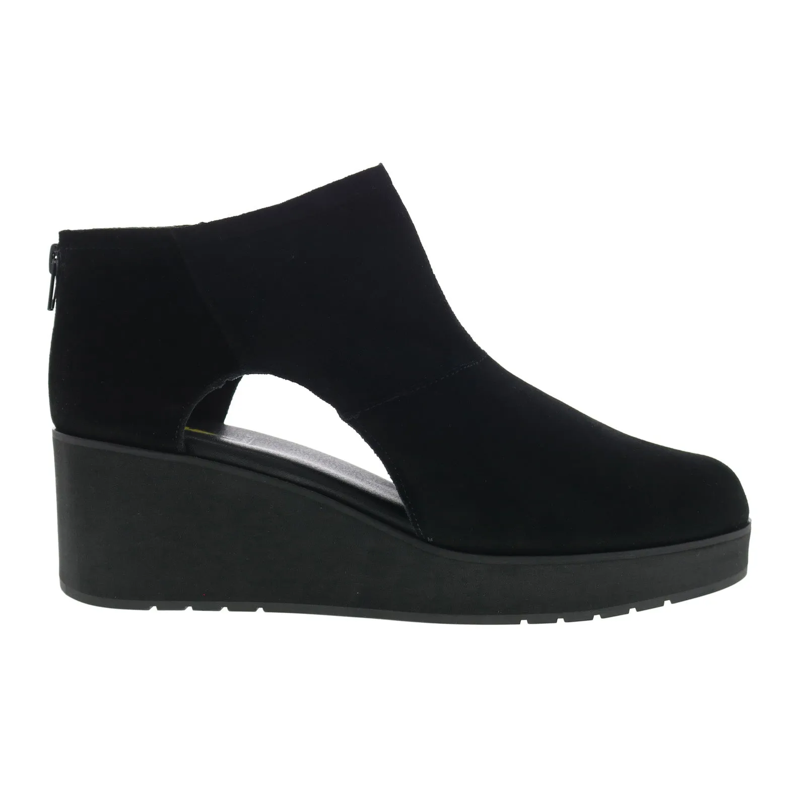 Volatile Bianca PV310 Womens Black Suede Zipper Ankle & Booties Boots Urban Outfit Minimal Aesthetic
