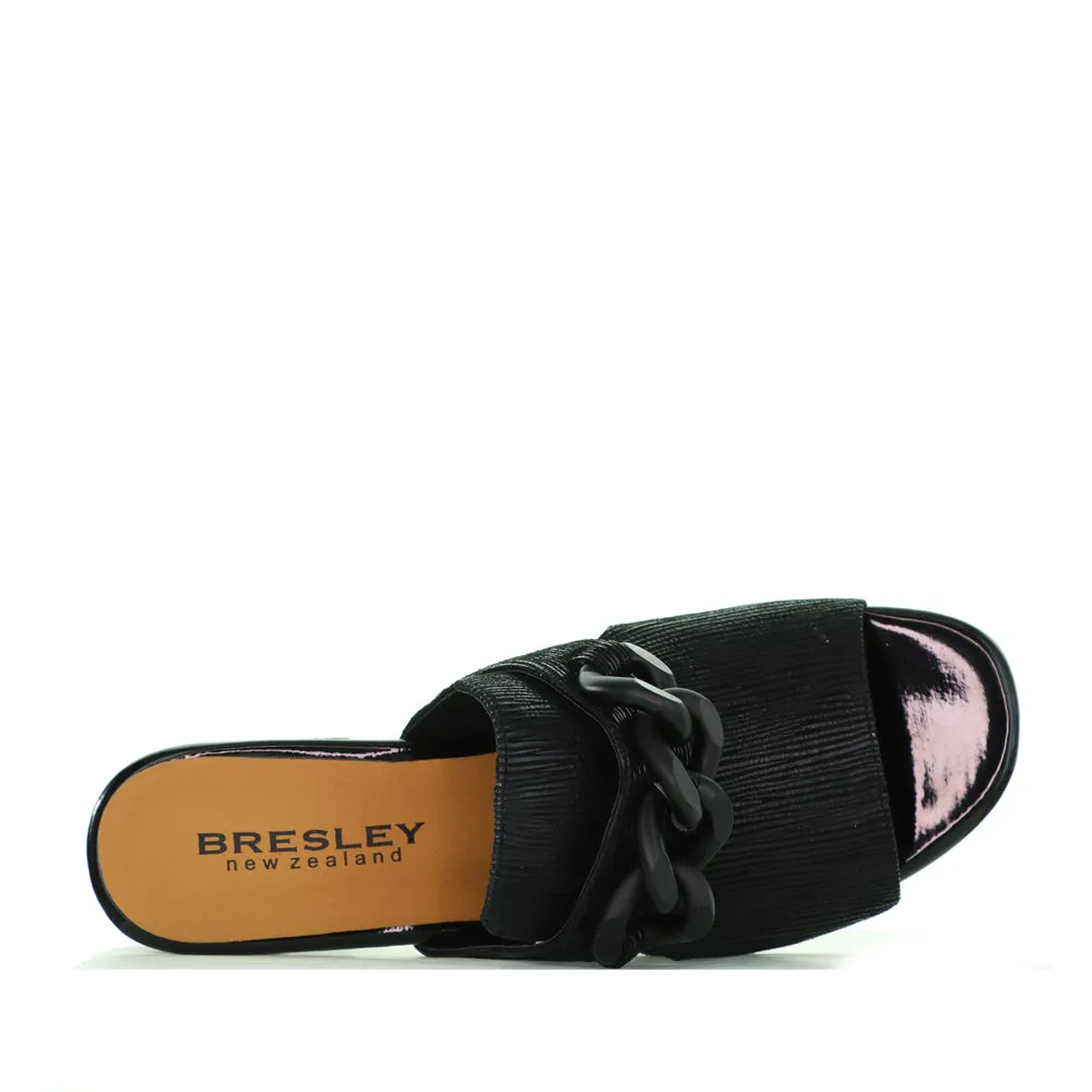 BRESLEY ADDER BLACK SHIMMER Evening Stilettos