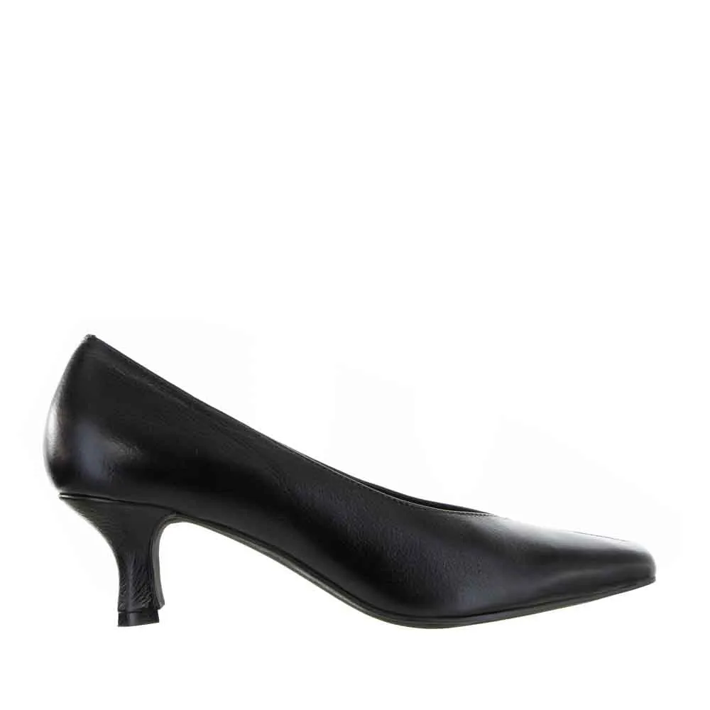 DJANGO & JULIETTE CHESE BLACK High Density Fashion Heels for Party