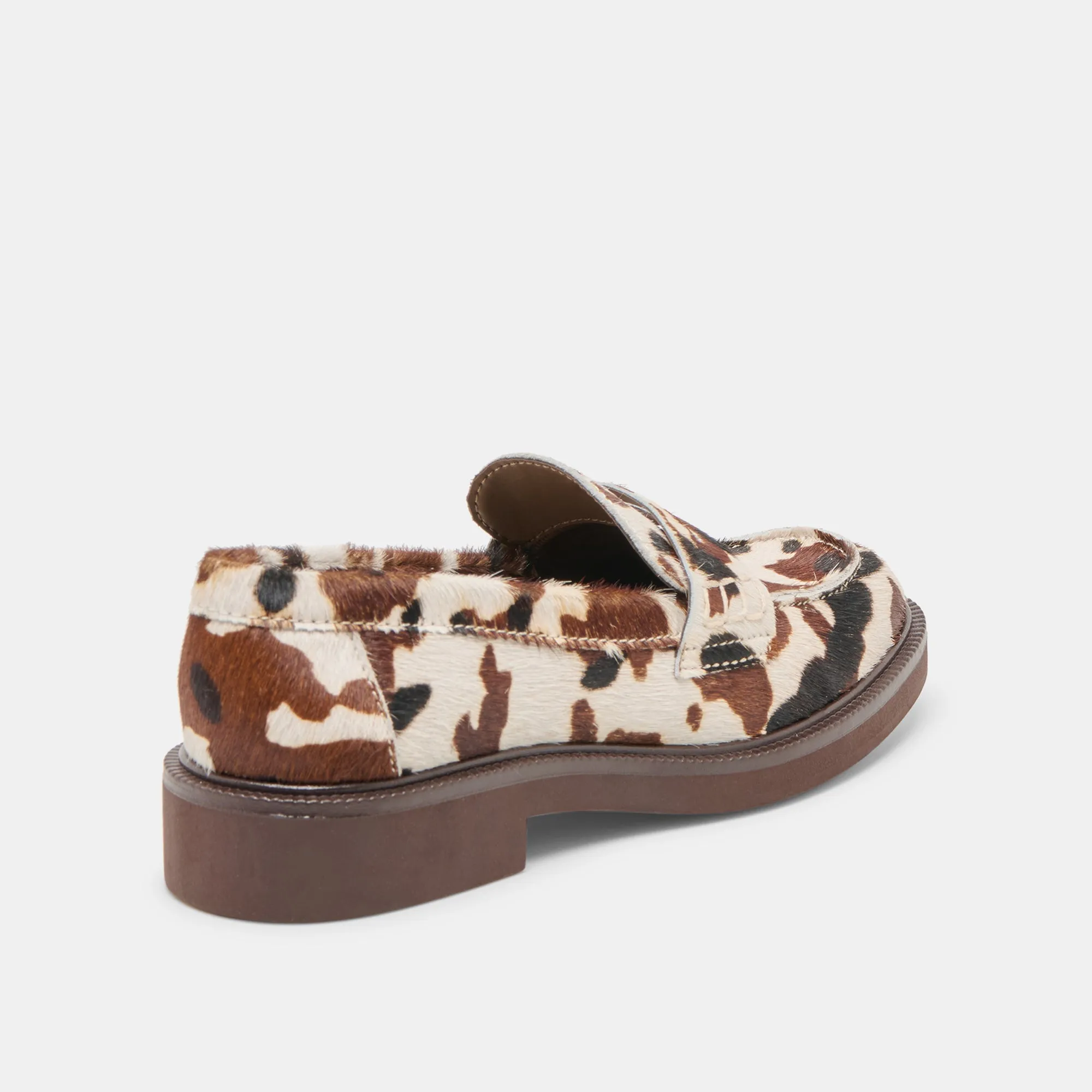 Tide Step TIGGY LOAFERS COCOA TAURUS CALF HAIR