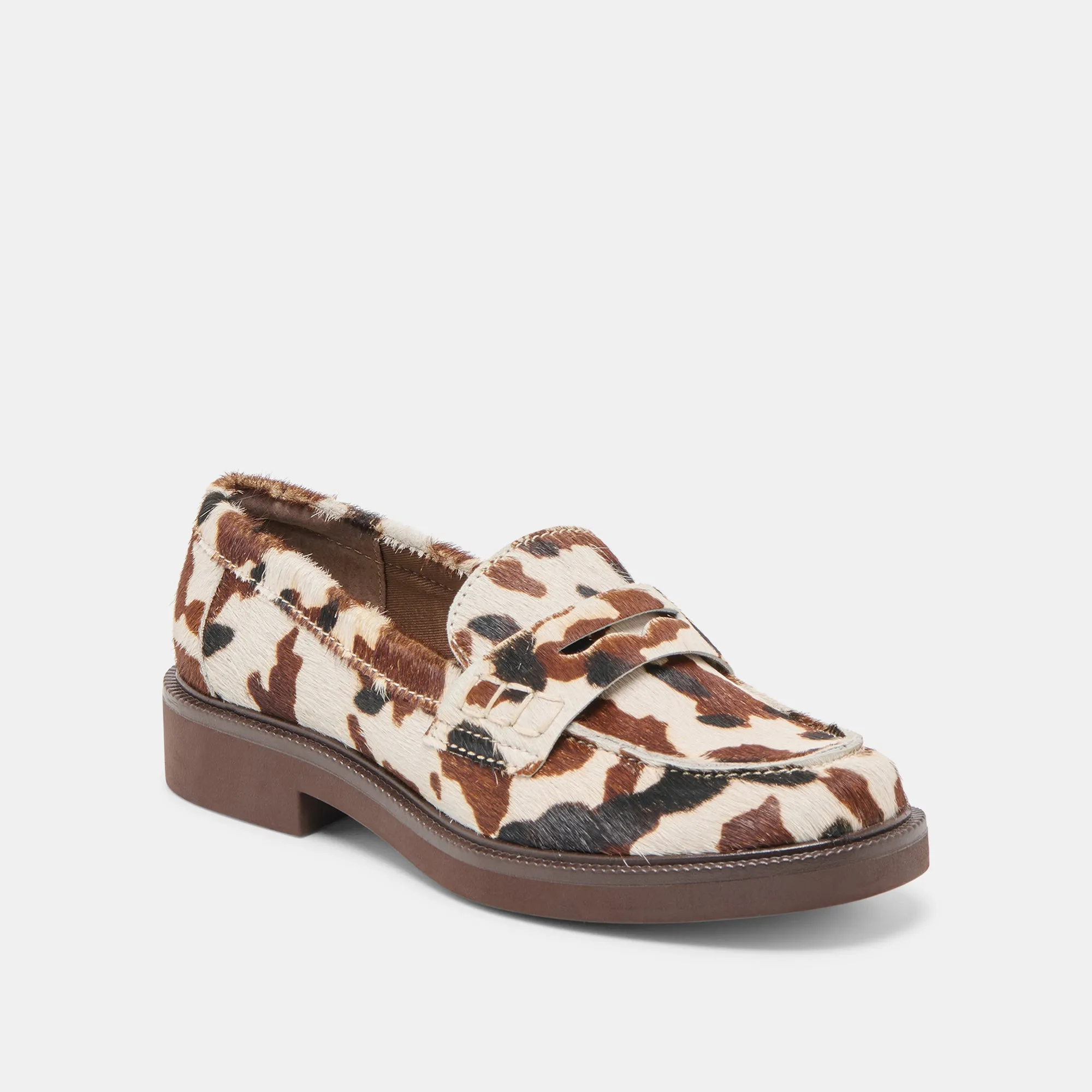 Tide Step TIGGY LOAFERS COCOA TAURUS CALF HAIR