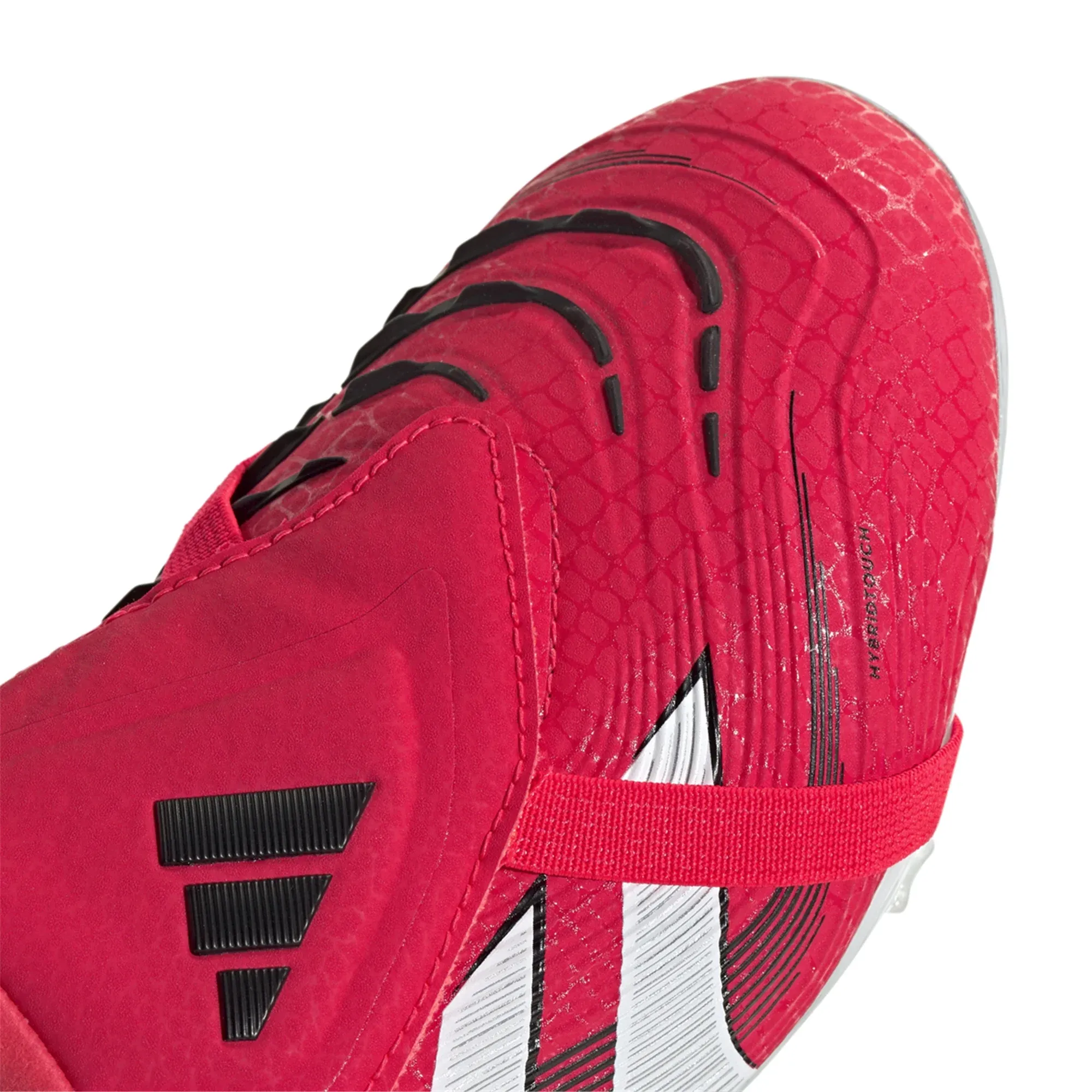 adidas Jr. Predator Elite FT FG Soccer Cleats (Lucid Red/White) Shooting Practice Team Spirit