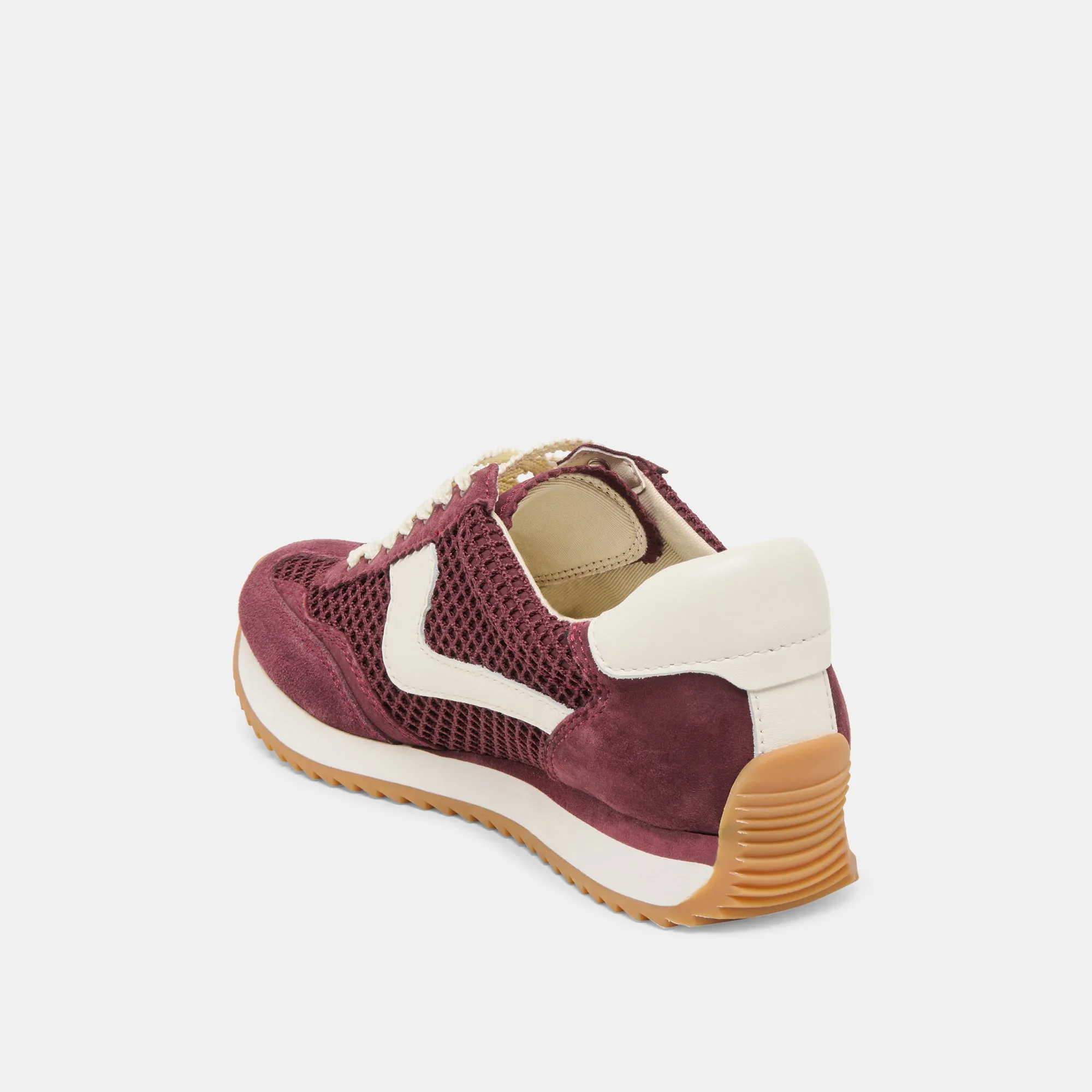 Luxurious Comfort B.NTCD MESH SNEAKERS CRANBERRY WOVEN MESH