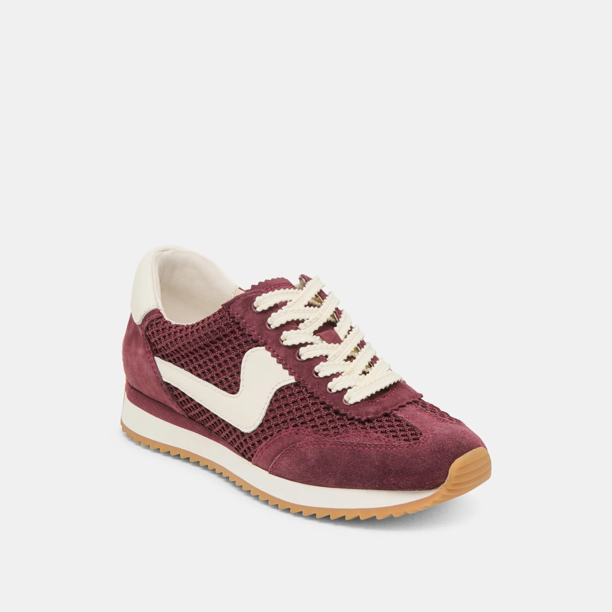 Dynamic look Running Vibe B.NTCD MESH SNEAKERS CRANBERRY WOVEN MESH