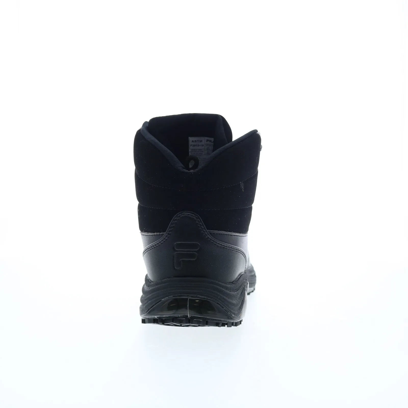 Performance Focus Fila Memory Breach Slip Resistant 1SH40132-001 Mens Black Work Boots