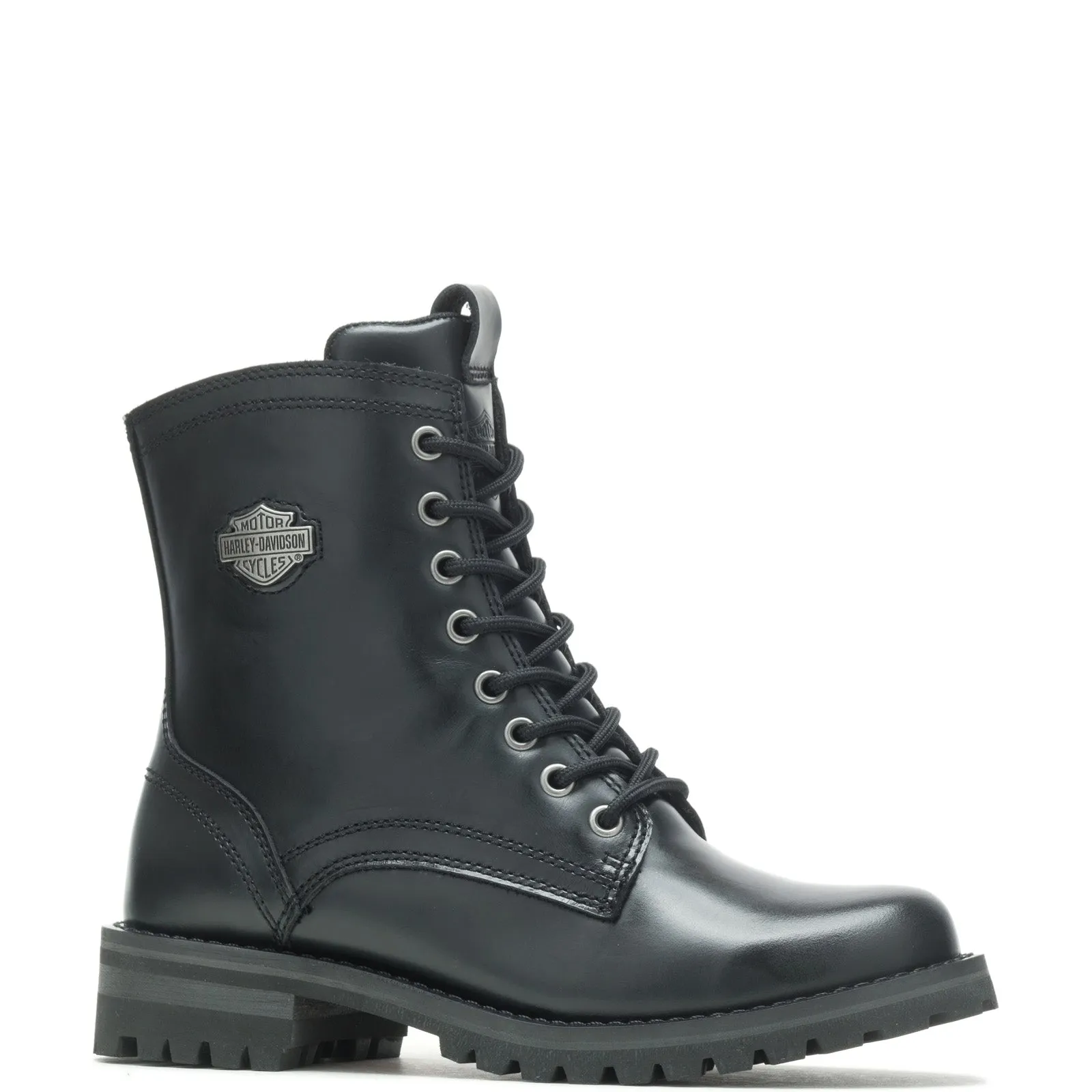 Lightweight Comfort Harley-Davidson Walsen 5" Lace D87254 Womens Black Leather Motorcycle Boots