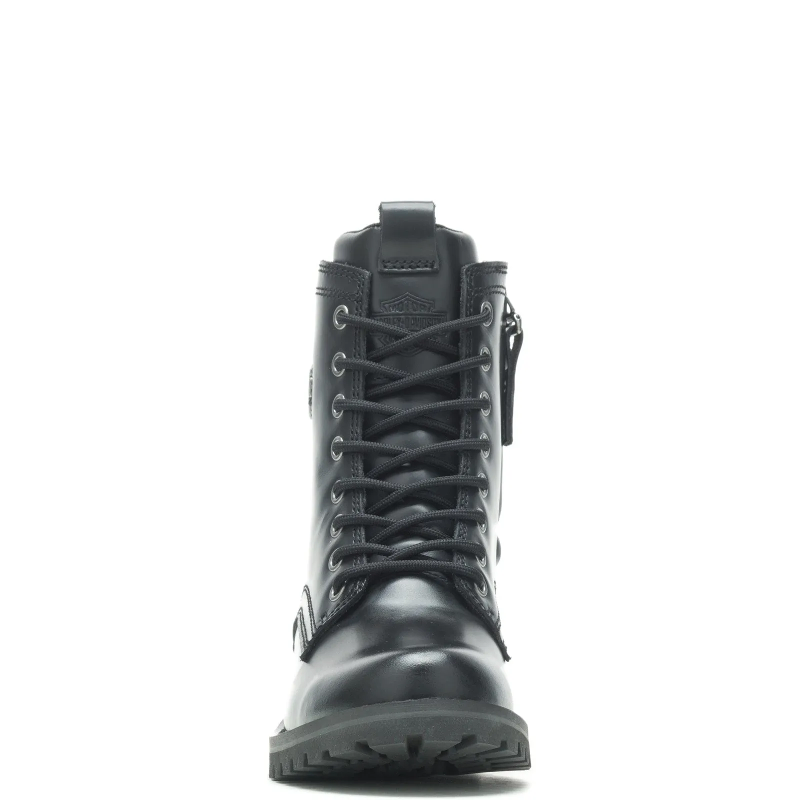 Reliable Performance Harley-Davidson Walsen 5" Lace D87254 Womens Black Leather Motorcycle Boots