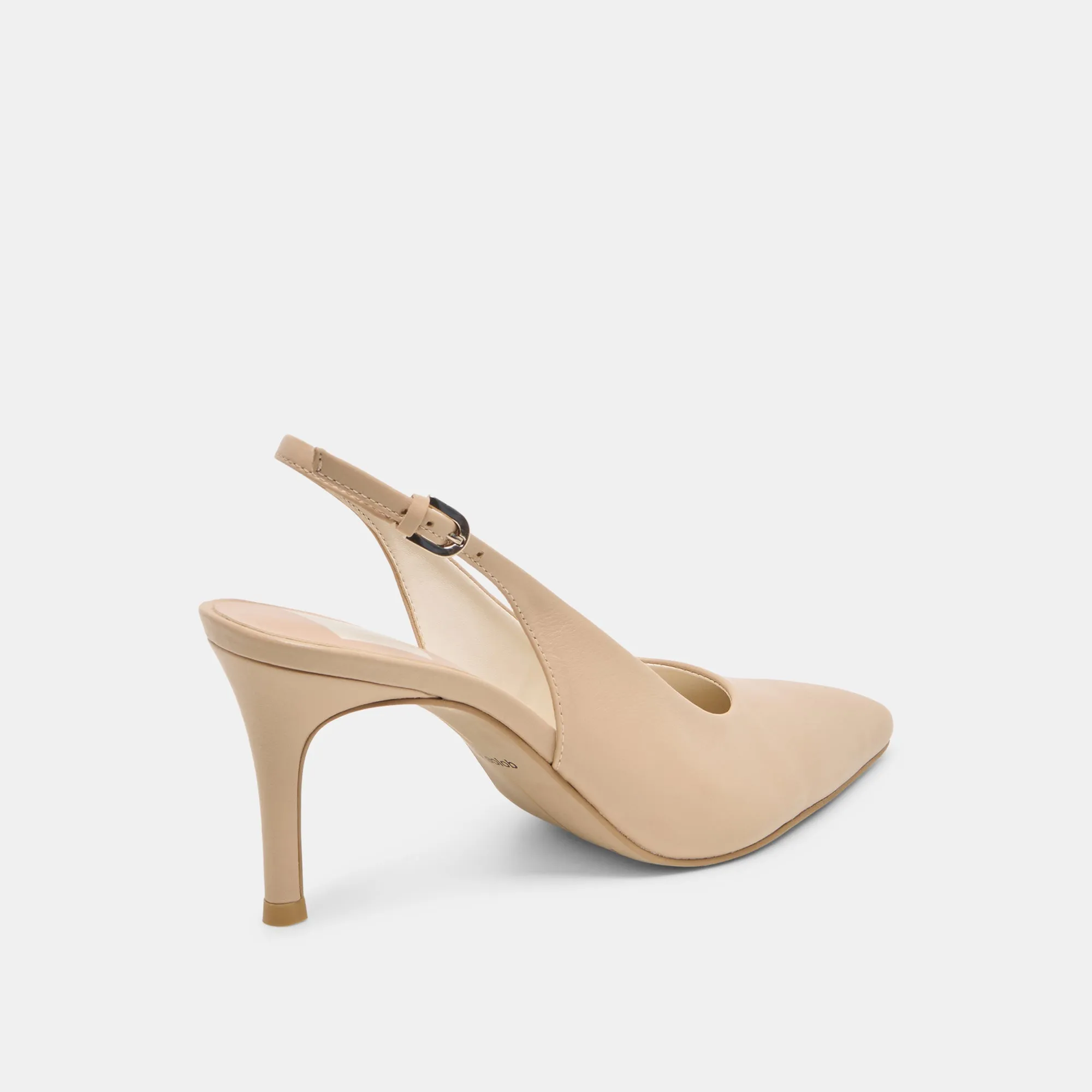 Stable Peep Toe Pumps ELASI HEELS BEIGE CRINKLE PATENT