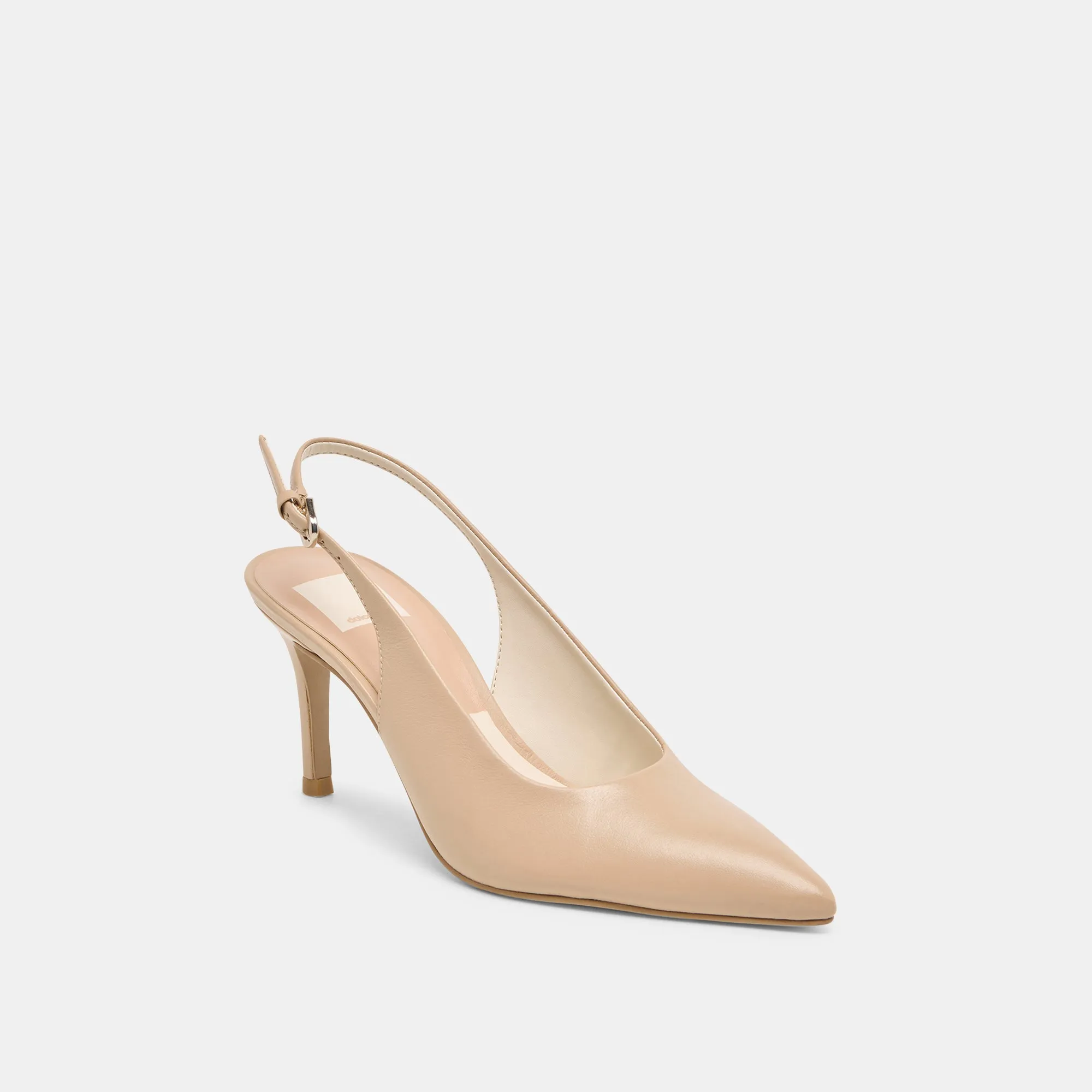 ELASI HEELS BEIGE CRINKLE PATENT Bohemian Style Heels