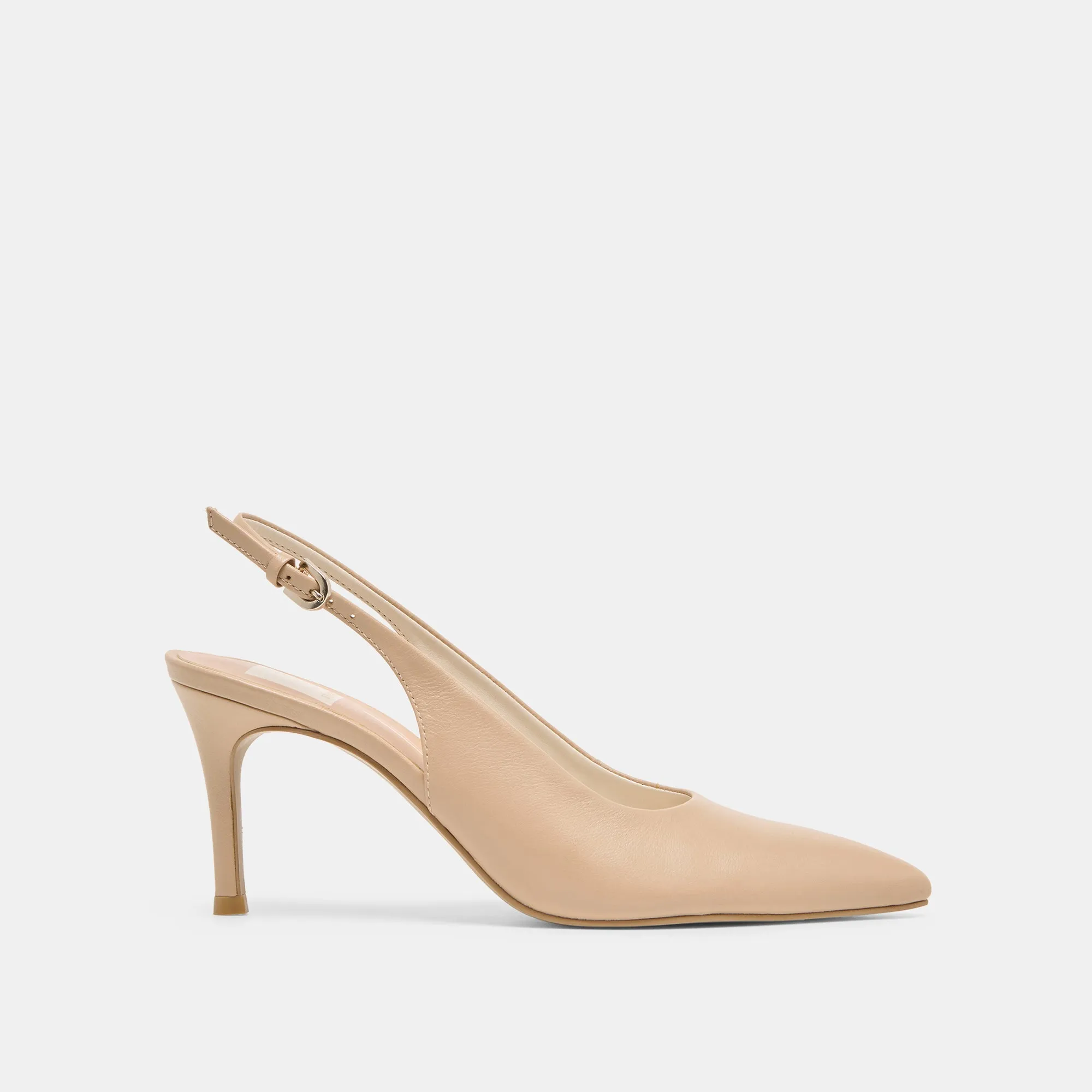 Durable Wide toe box ELASI HEELS BEIGE CRINKLE PATENT