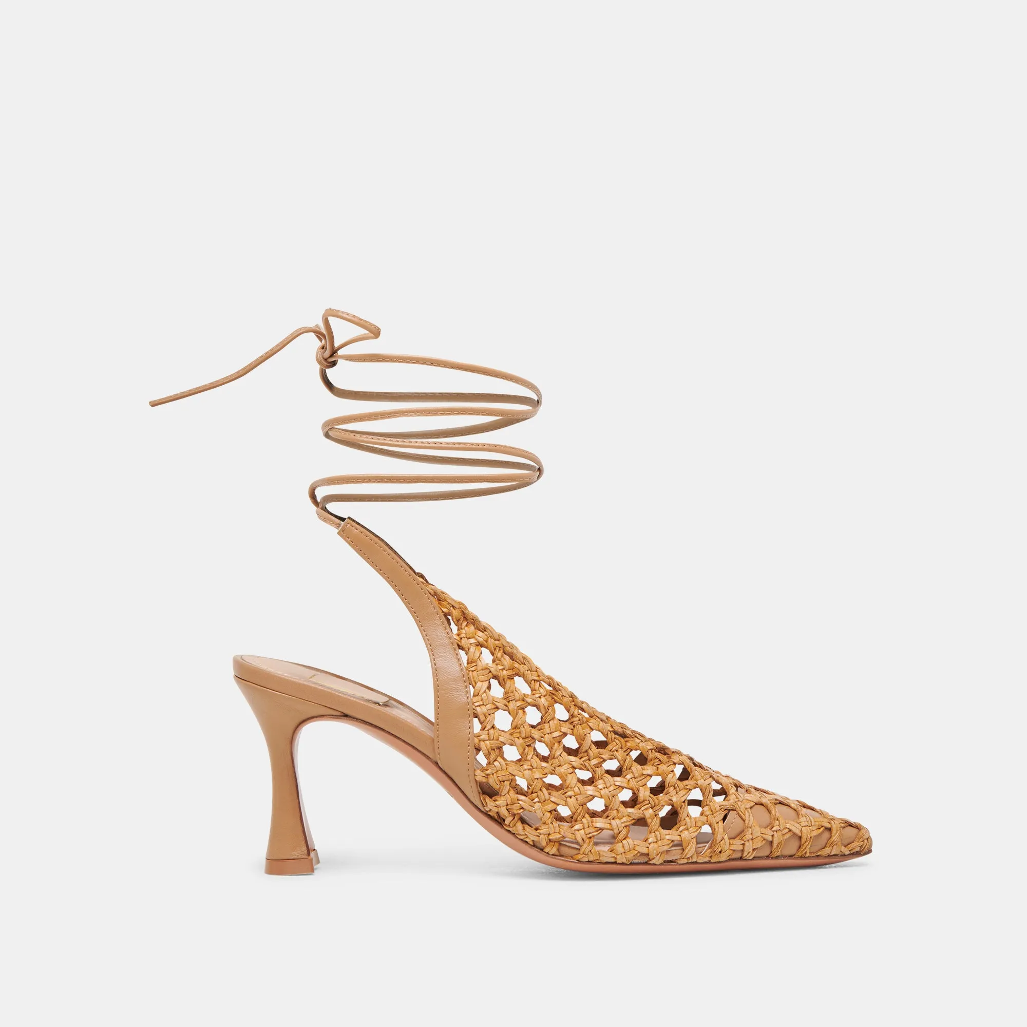 Abrasion resistant GESICA HEELS NATURAL WOVEN