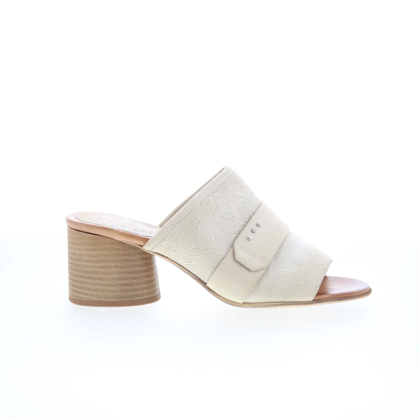 Summer Wedding Heels Fashion Heels for Summer MIz Mooz Braydon T32006-101-6211 Womens White Leather Mules Heels Shoes