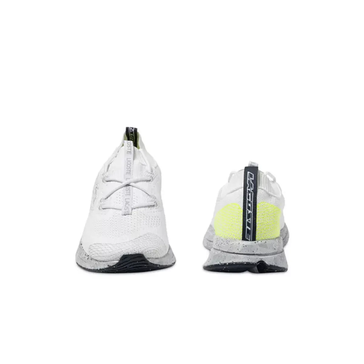 LACOSTE 7-45SMA0017V05 RUN SPIN ECO 12 MN'S (Medium) White/Yellow Textile & Synthetic Running Shoes flexible shoe aspects