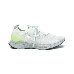 rubber running with a maximalist style LACOSTE 7-45SMA0017V05 RUN SPIN ECO 12 MN'S (Medium) White/Yellow Textile & Synthetic Running Shoes