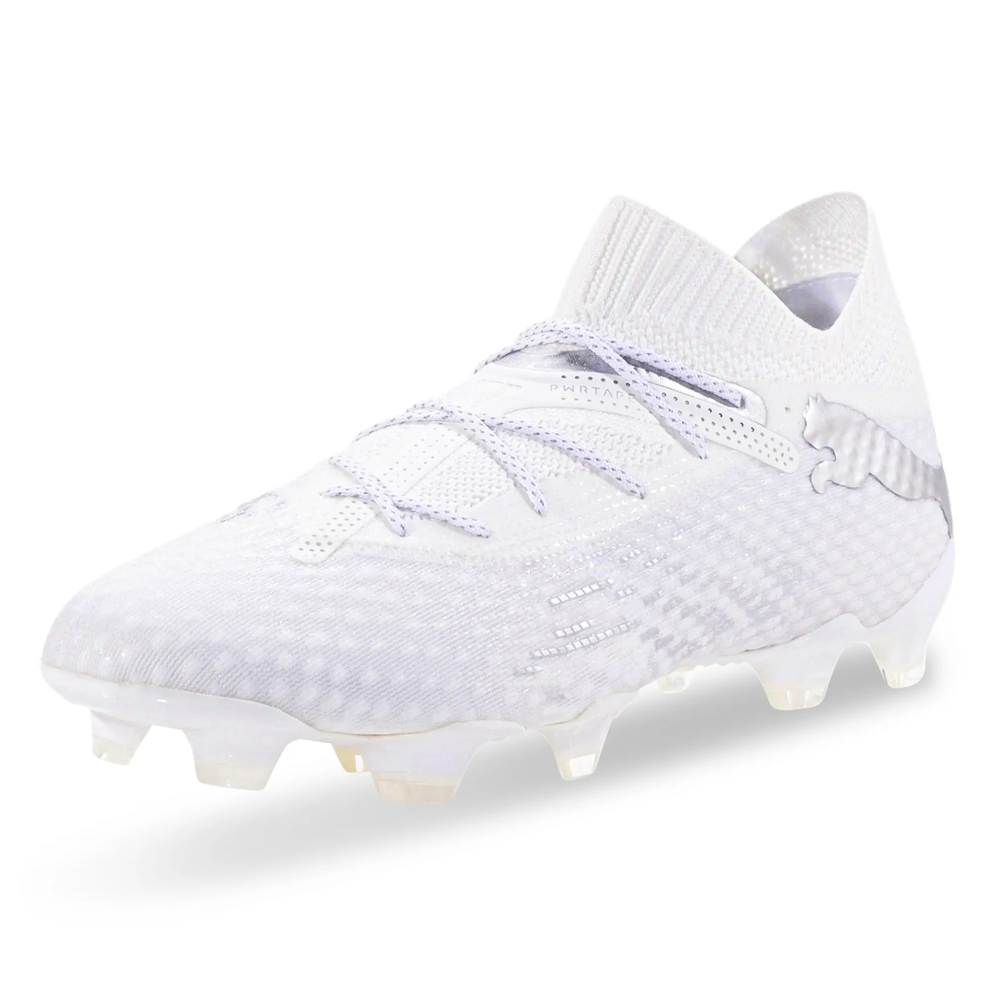 Firm Traction Puma Future 7 Ultimate FG/AG Soccer Cleats (Puma Silver/Puma White)