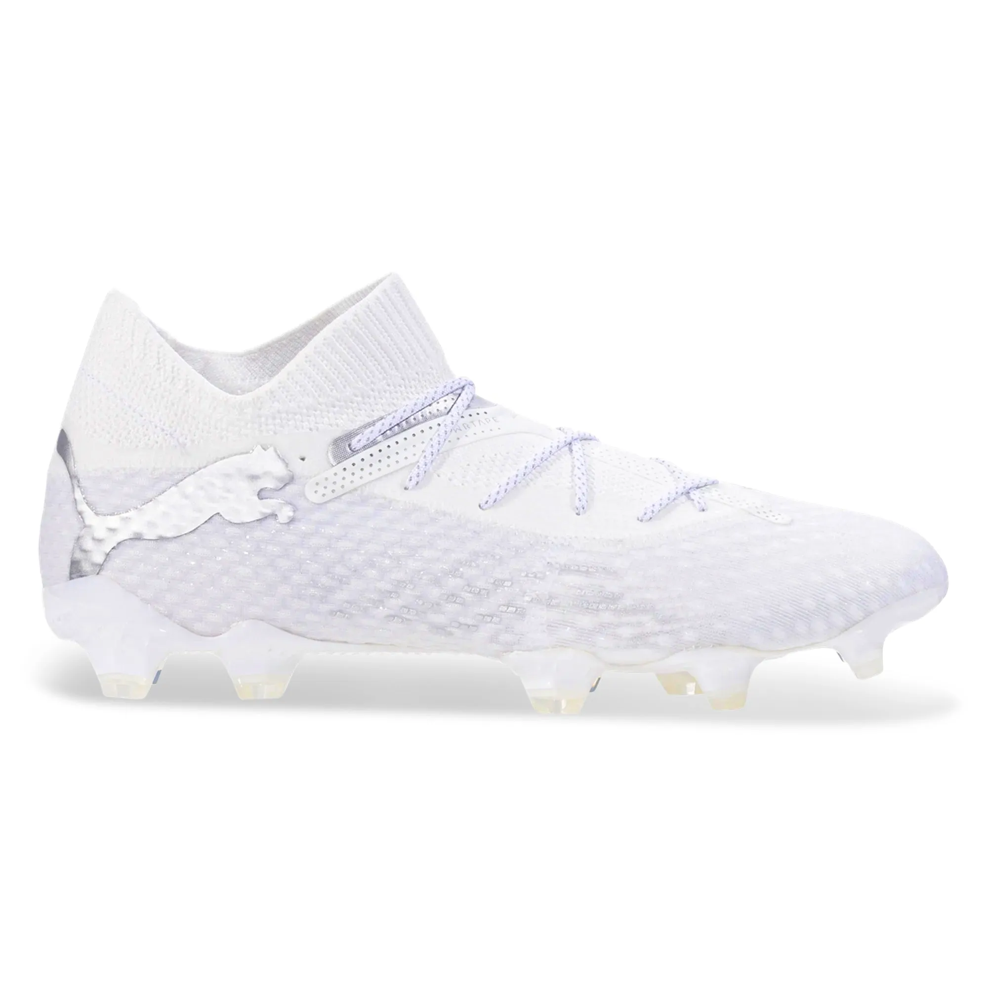 Puma Future 7 Ultimate FG/AG Soccer Cleats (Puma Silver/Puma White) match day Fast Response