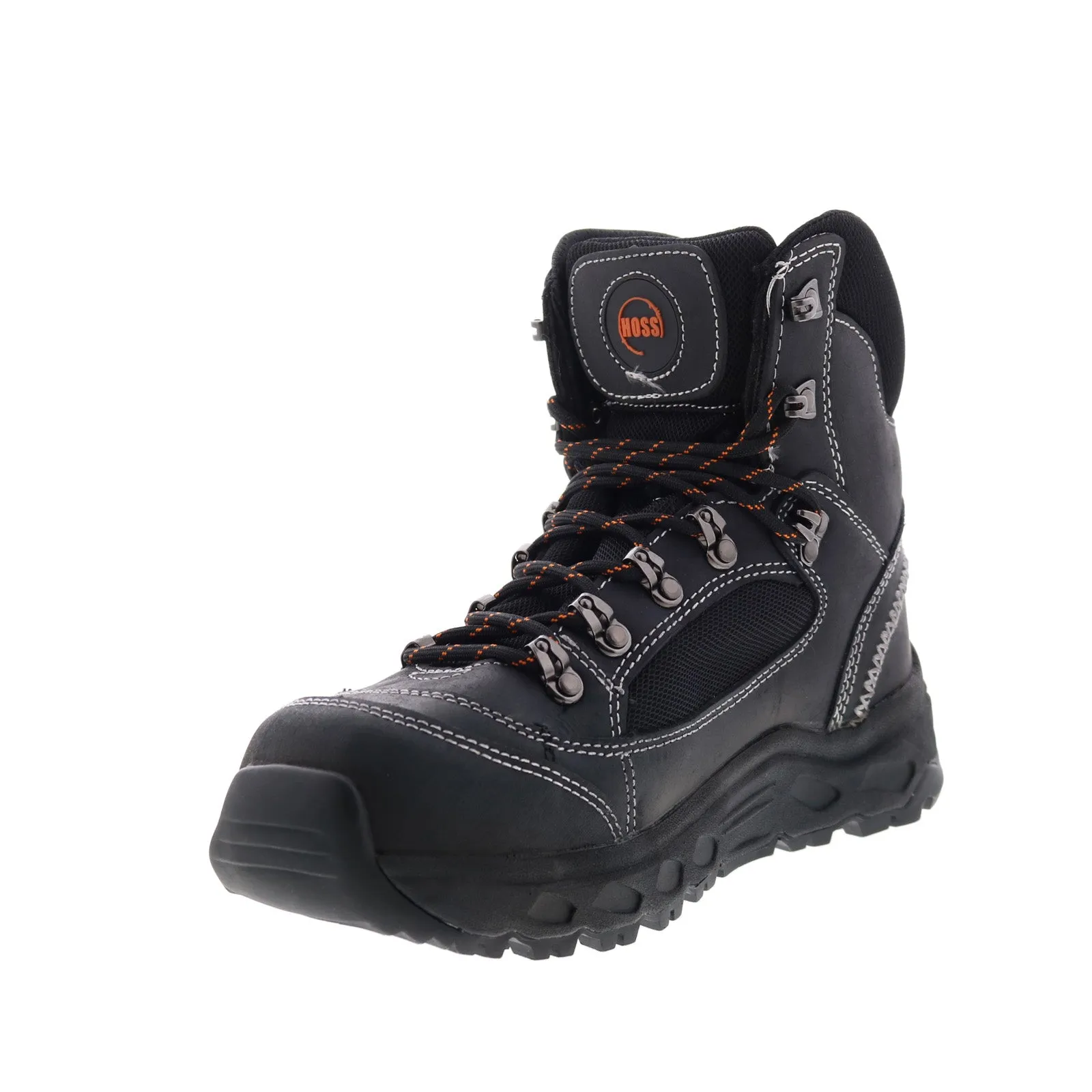 Hoss Blocker Aluminum Toe Waterproof 60102 Mens Black Extra Wide Work Boots Nature Lover