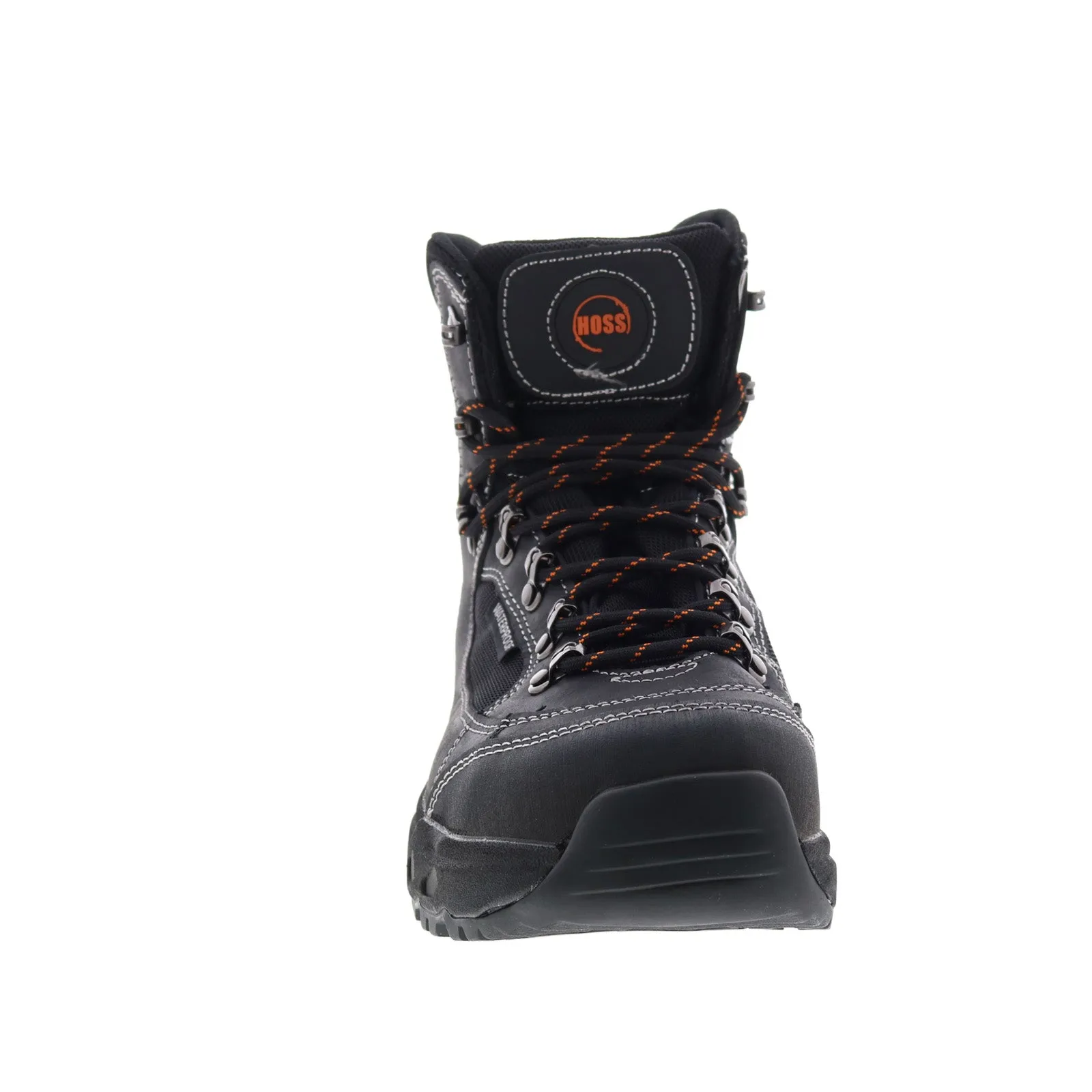 Hoss Blocker Aluminum Toe Waterproof 60102 Mens Black Extra Wide Work Boots multi-use Comfort Flex