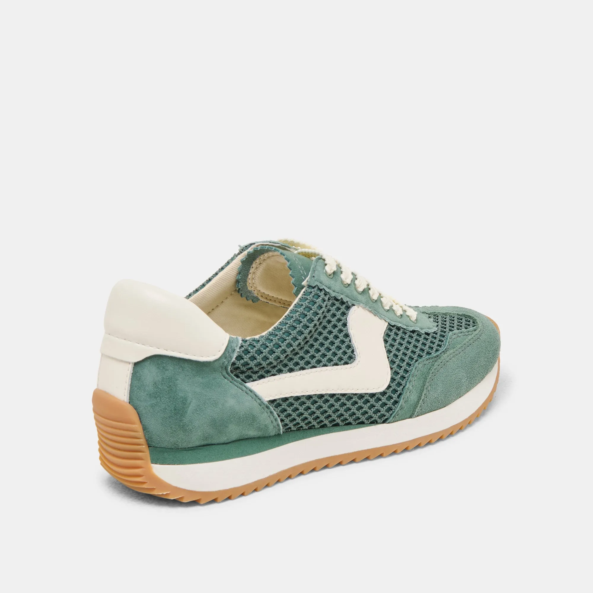 Tread Grip Adaptive Comfort B.NTCD MESH SNEAKERS DK GREEN WOVEN MESH