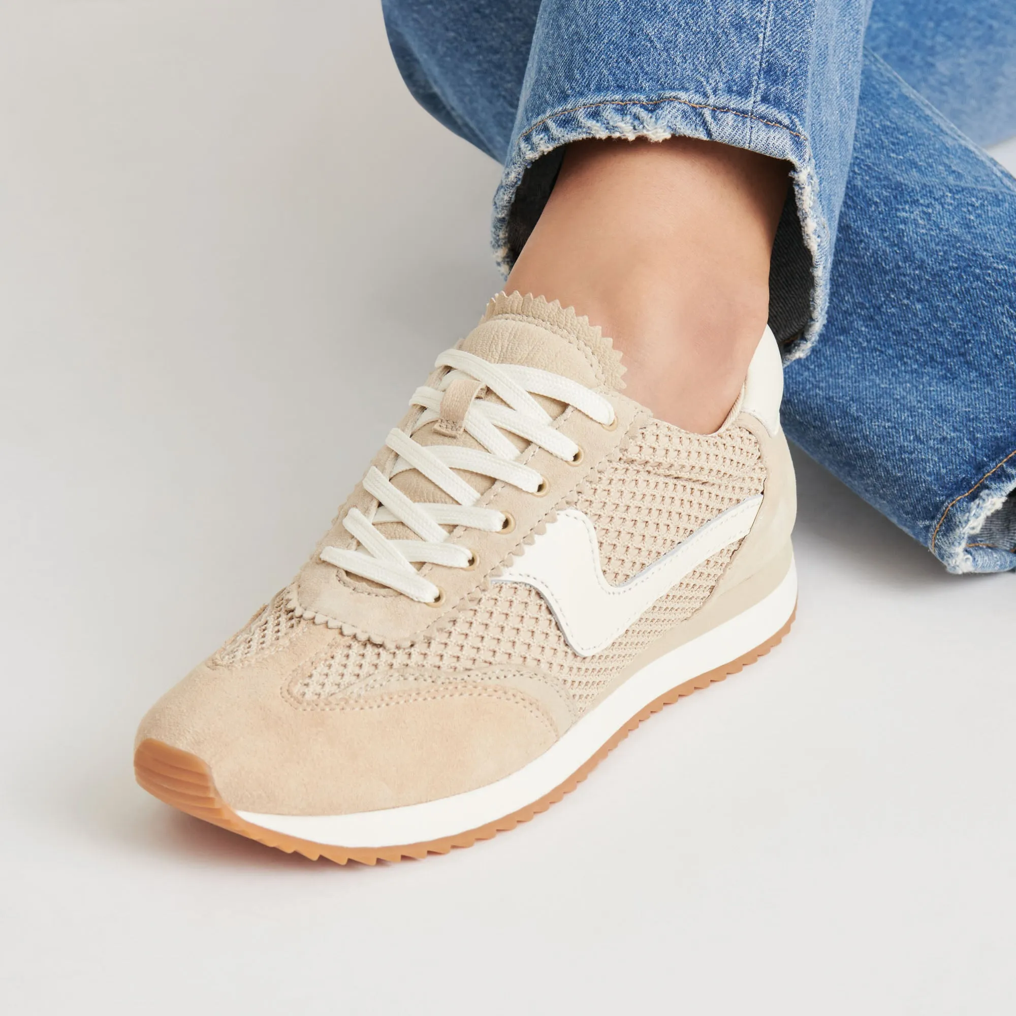 Light Step B.NTCD MESH SNEAKERS SESAME WOVEN MESH