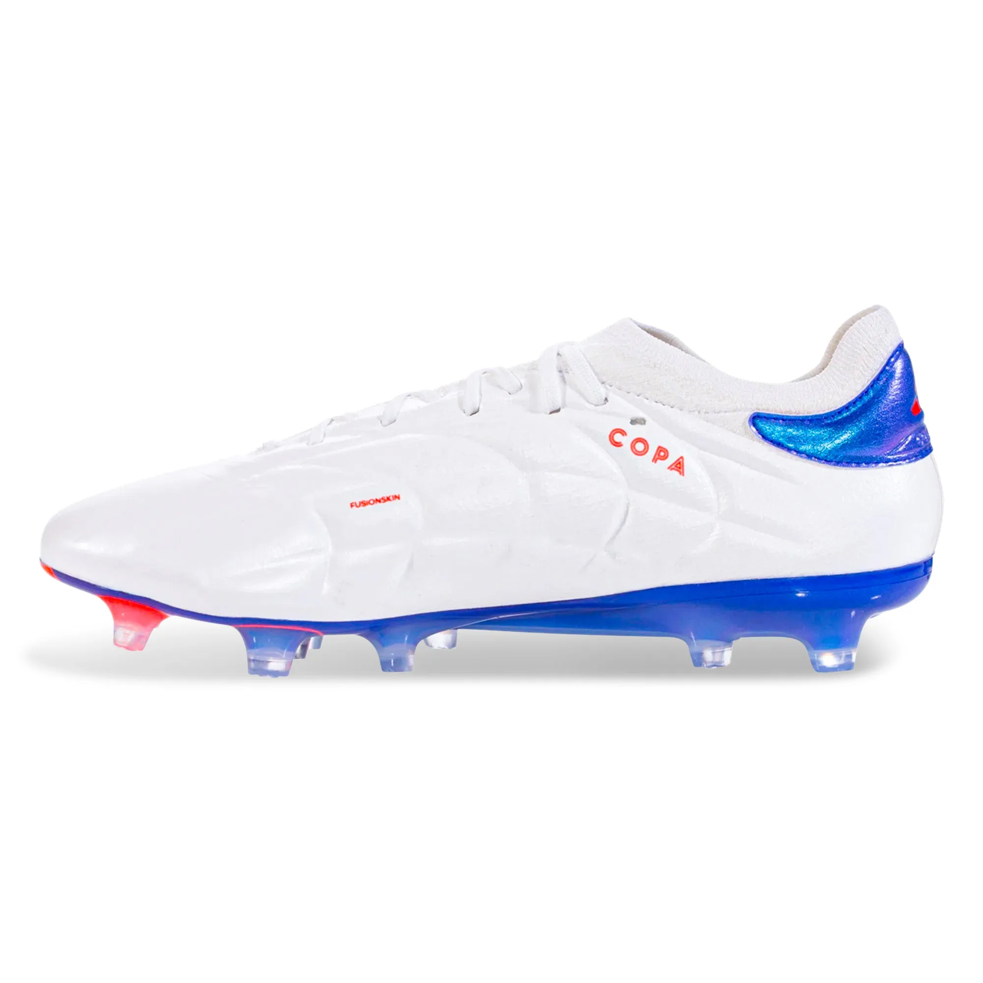 adidas Copa Pure 2 Elite FG (White/Lucid Blue/Solar Red) Ankle Stability