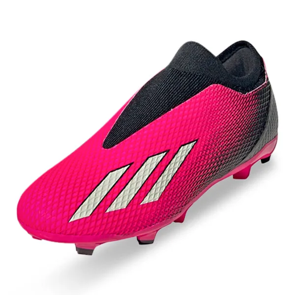 Field Speed Grip Pads adidas X Speedportal.3 Laceless Firm Ground Soccer Cleats (Team Shock Pink/Core Black)