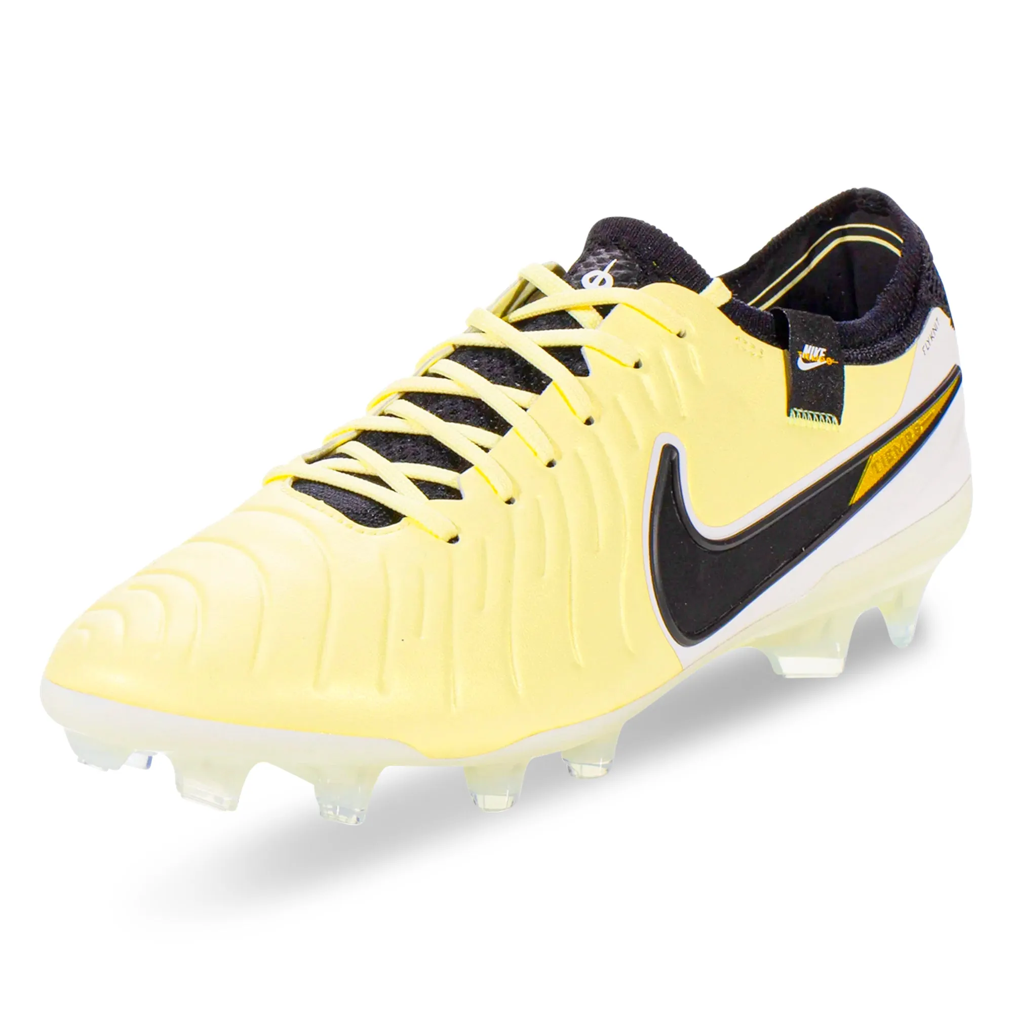 Nike Legend 10 Elite FG Soccer Cleats (Lemonade/Black) Body Agility