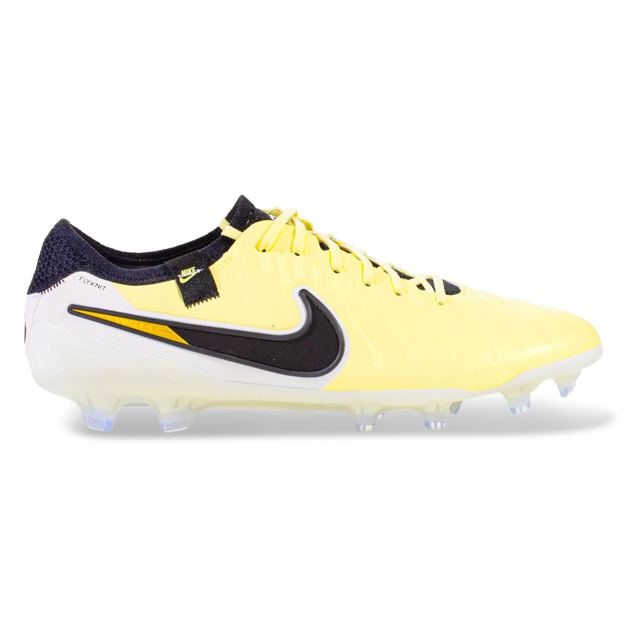 Cool Liner Nike Legend 10 Elite FG Soccer Cleats (Lemonade/Black)
