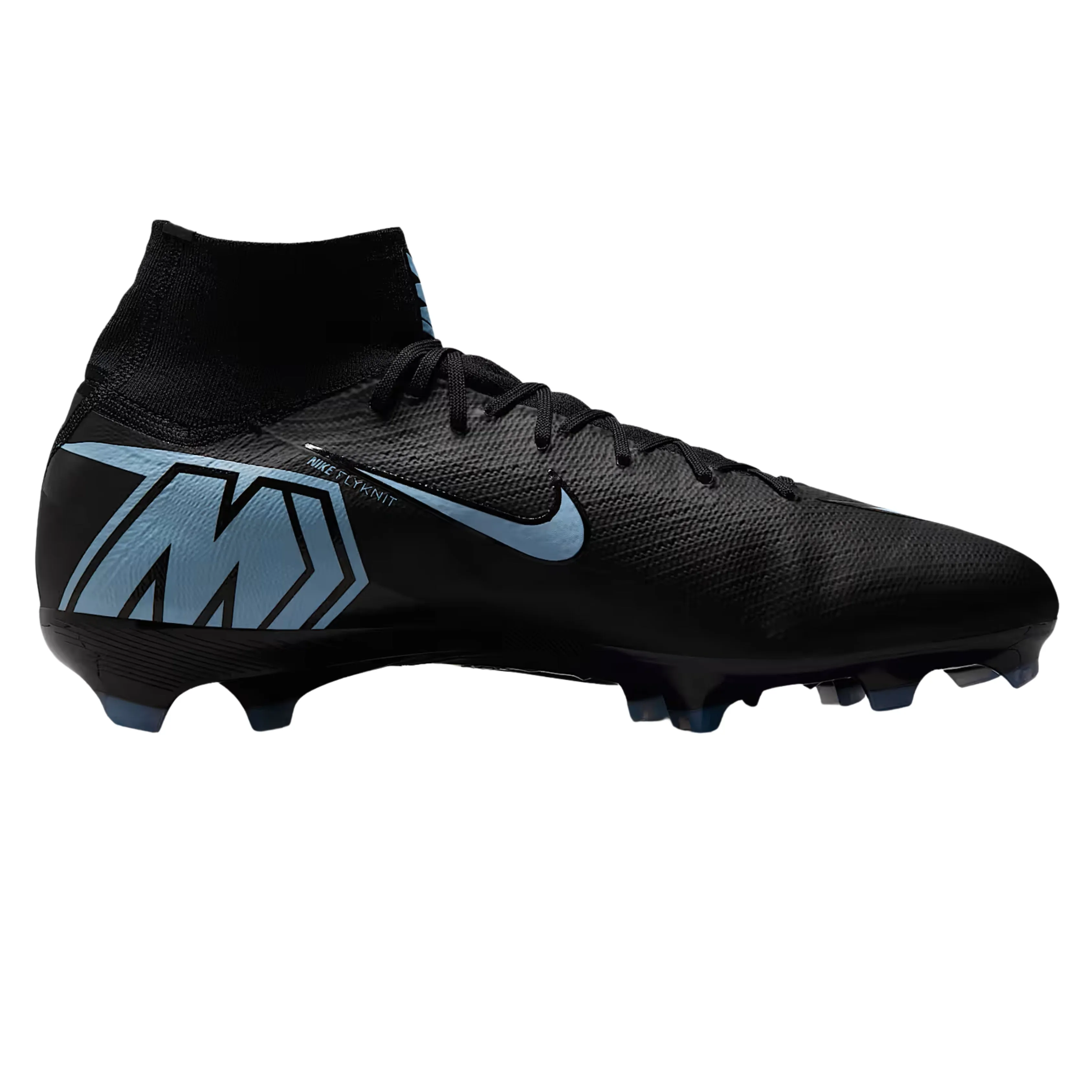Heel Cushion Stretch Routine Nike Zoom Mercurial Superfly 10 Pro Firm Ground Soccer Cleats (Black/Ice Blue)