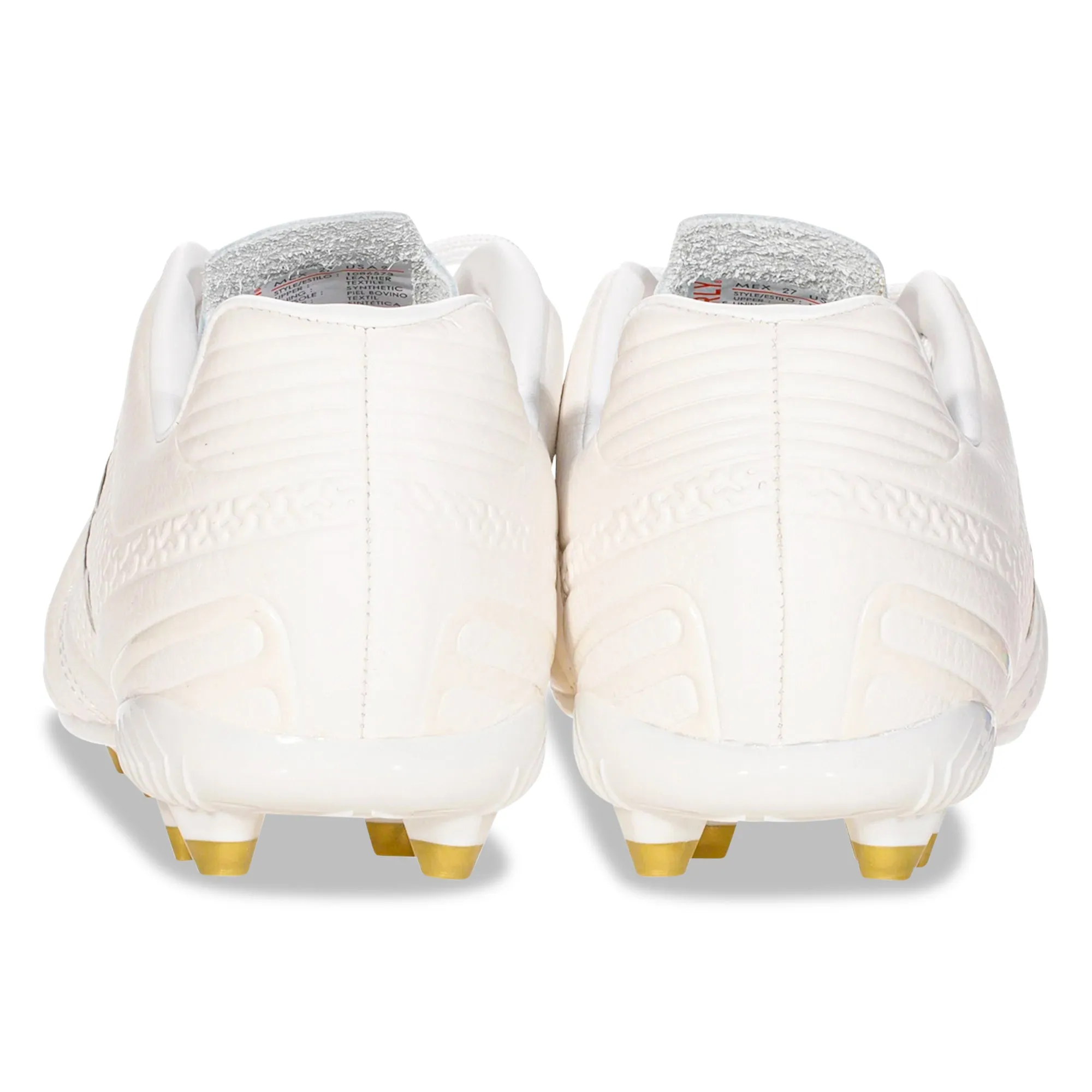 Daily Practice Skill Boost Charly Legendario 2.0 LT Soccer Cleats (White/Gold)