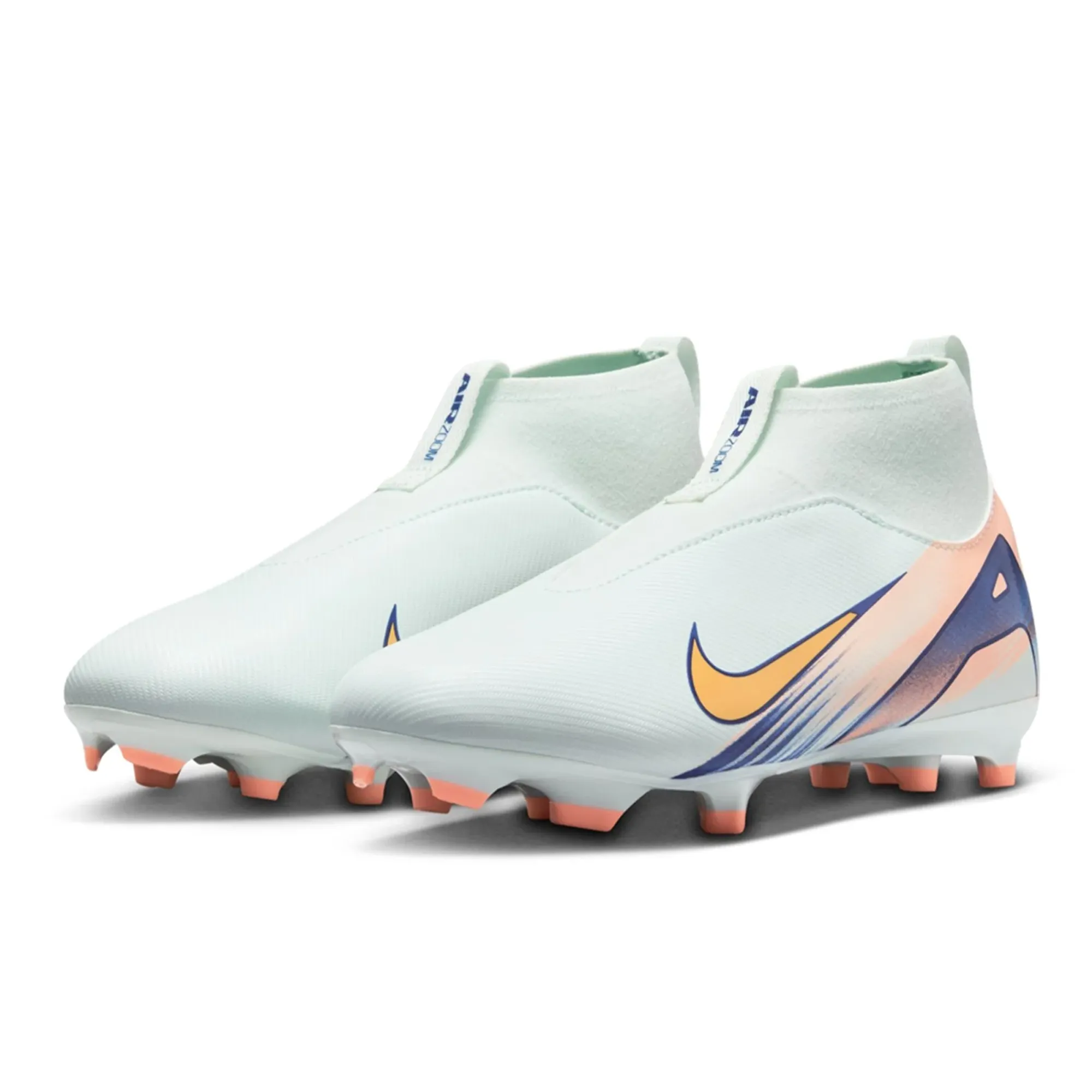 Nike Jr. Superfly 10 Academy MDS FG/MG (Barely Green/Metallic Gold Coin) Base Lock Performance Fit