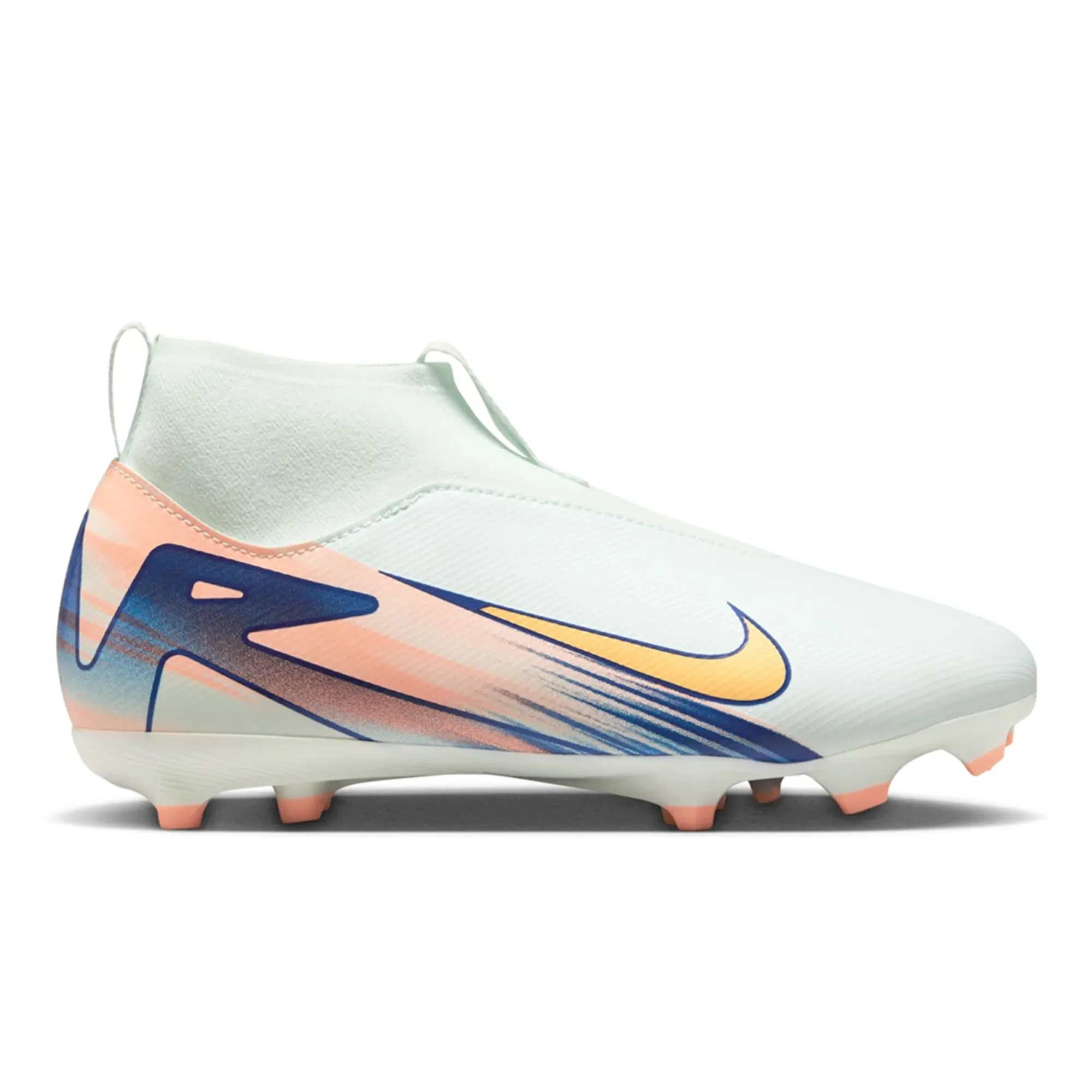 Nike Jr. Superfly 10 Academy MDS FG/MG (Barely Green/Metallic Gold Coin) Sharp Footwork