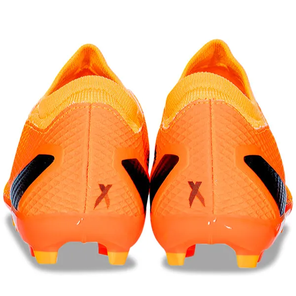 Power Play adidas X Speedportal.3 Laceless Firm Ground Soccer Cleats (Solar Gold/Team Solar Orange)