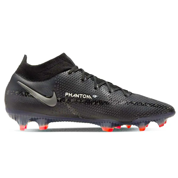 Nike Phantom GT2 Elite DF FG (Black/Dark Smoke Grey) School Match Weekend Match