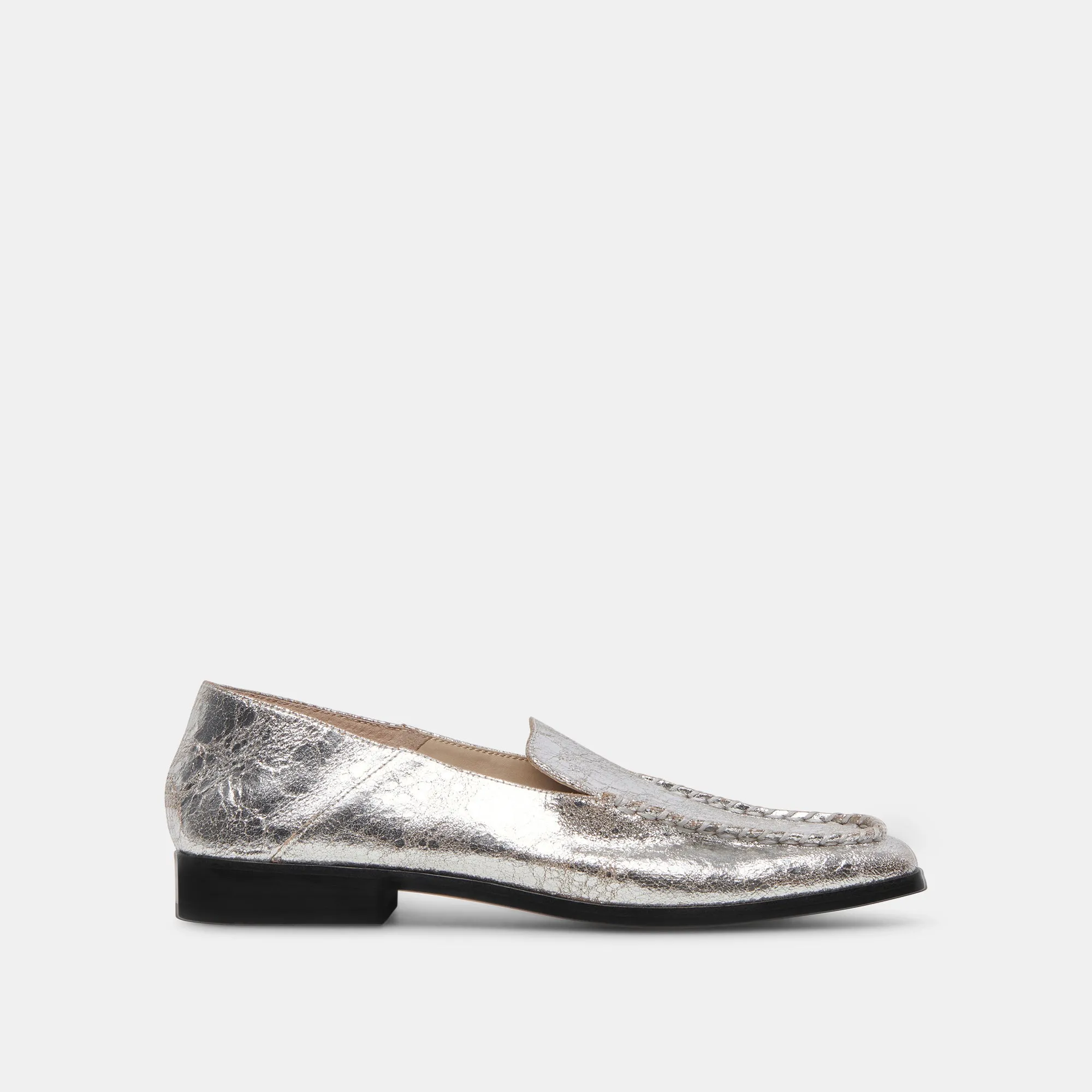 Grip Base BENY WIDE FLATS SILVER DISTRESSED LEATHER