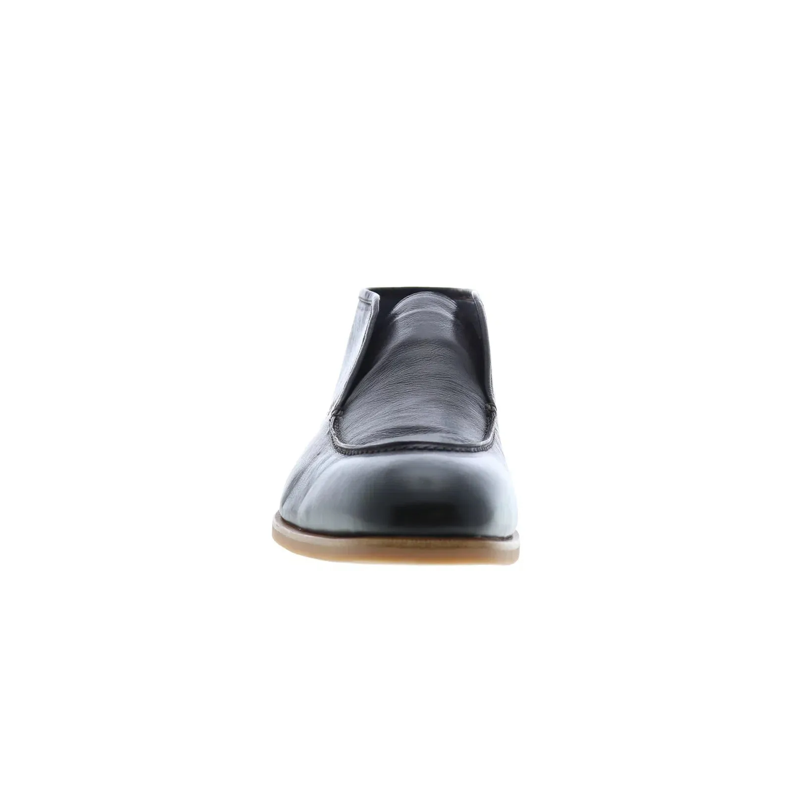 Di Bianco Fidenza Bello Seta Mens Brown Leather Slip On Ankle Boots Extreme Grip