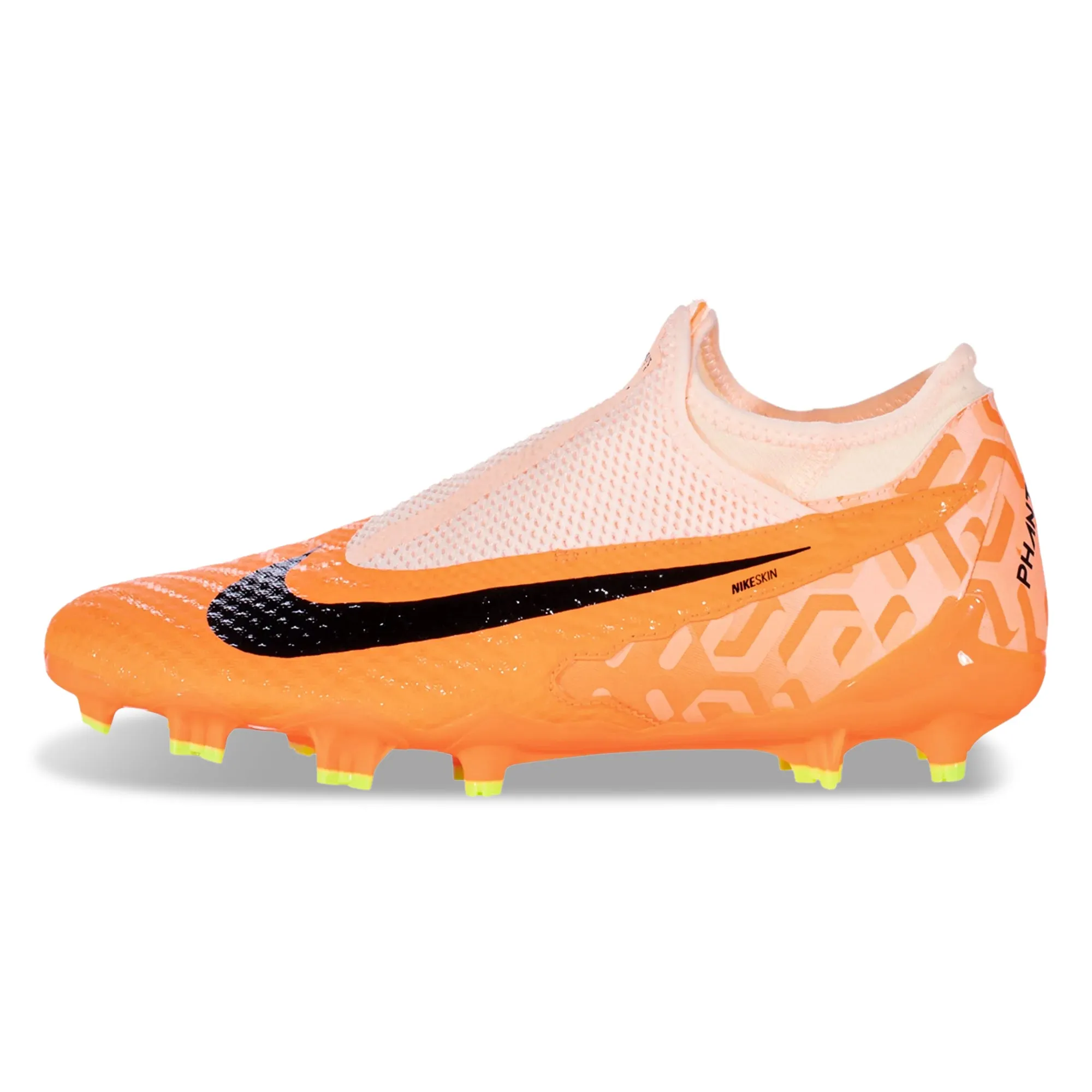 artificial turf Ball Feel Nike Phantom GX Academy Firm Ground Soccer Cleats (Guava Ice/Black)